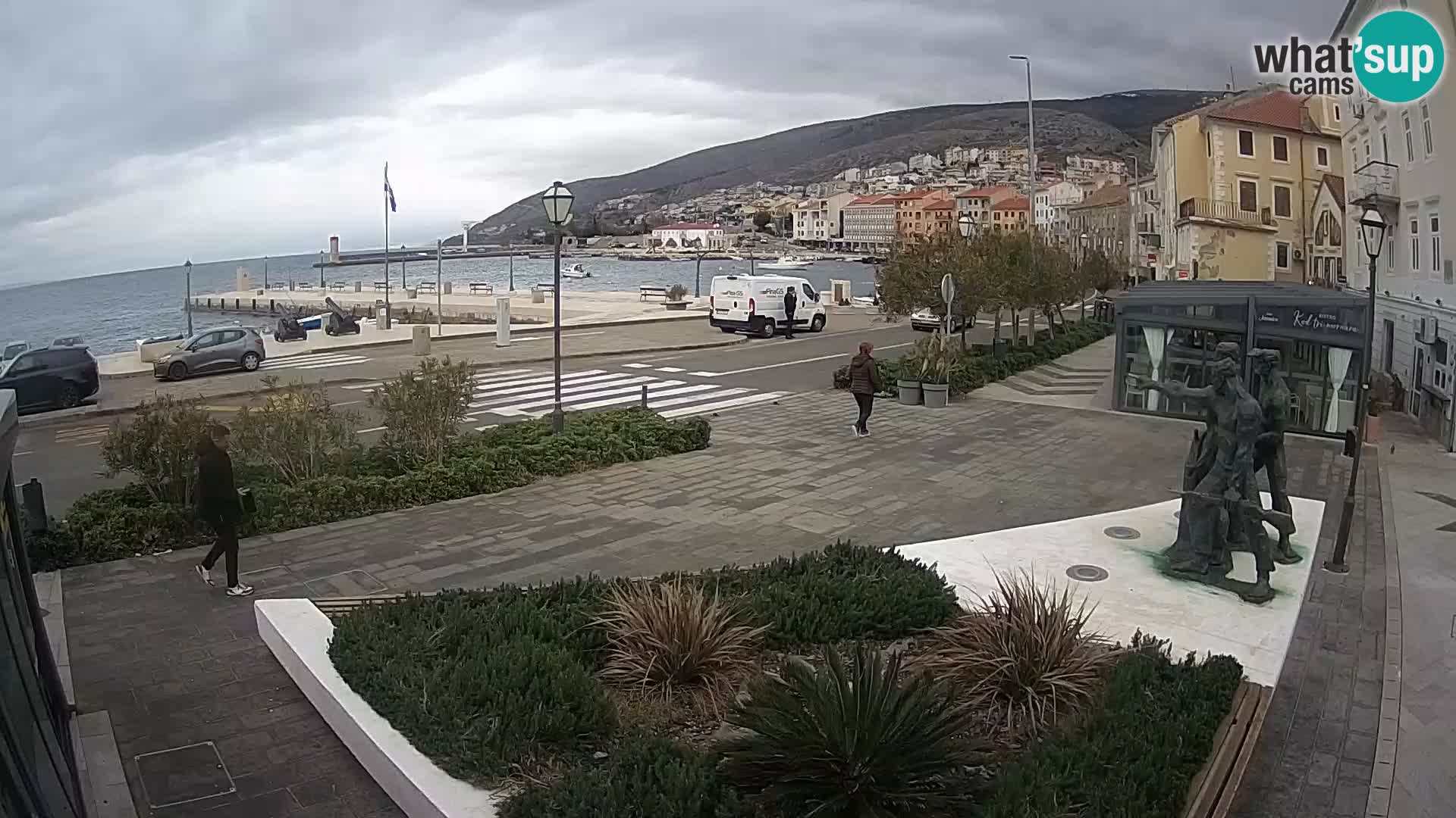 Spletna kamera v živo Senj riva – Hrvaška