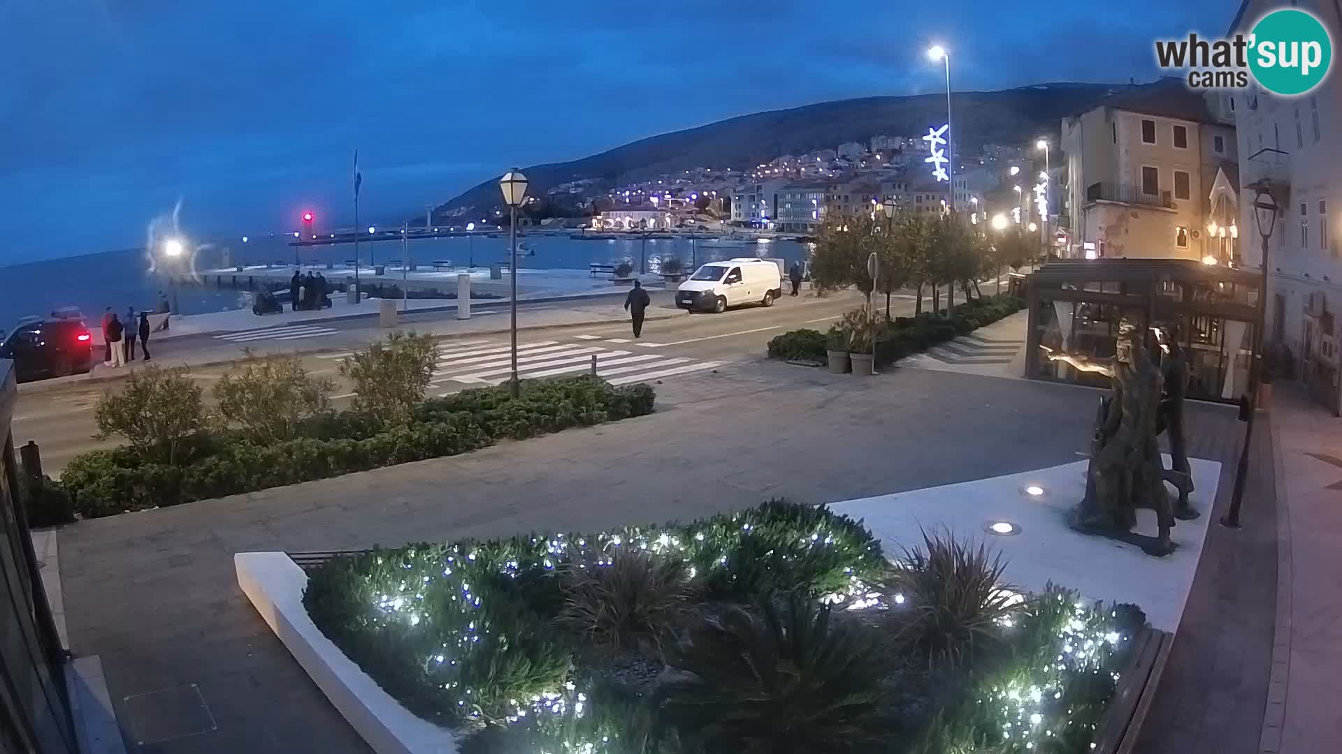 Spletna kamera v živo Senj riva – Hrvaška