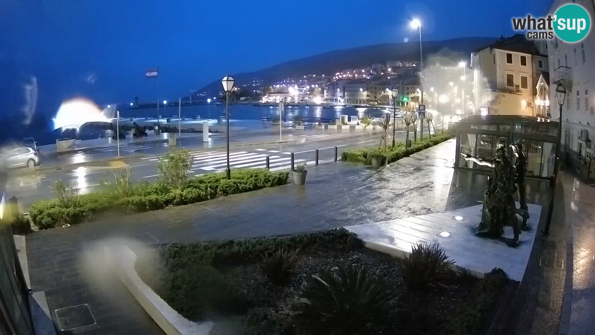 Live webcam Senj riva – seafront – Croatia