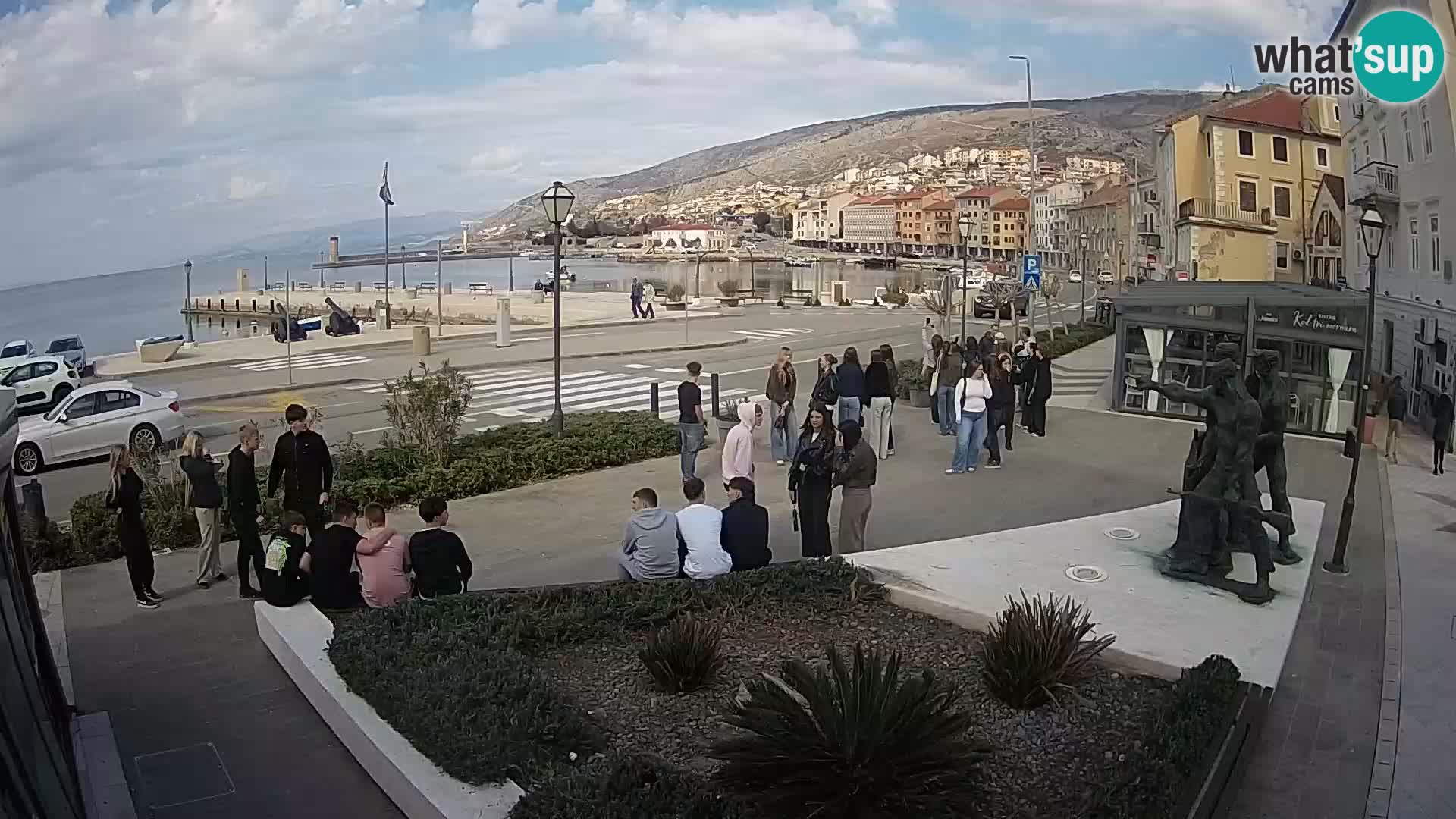 Live webcam Senj riva – seafront – Croatia