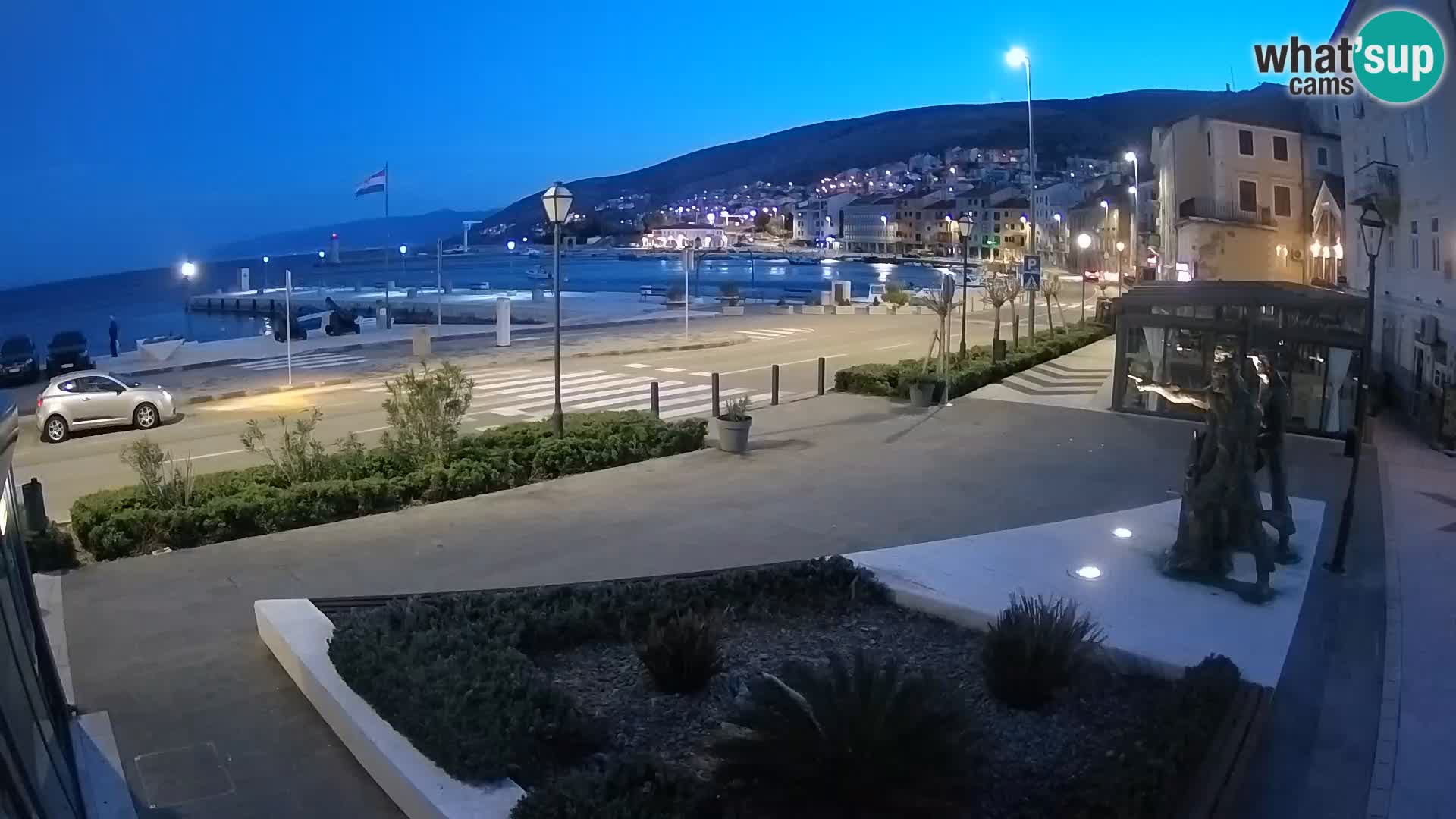 Spletna kamera v živo Senj riva – Hrvaška