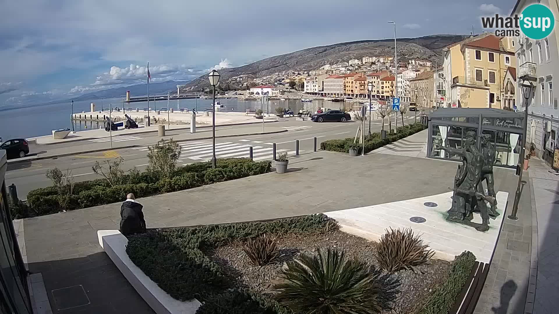 Live-Webcam Senj Riva – direkt am Meer – Kroatien