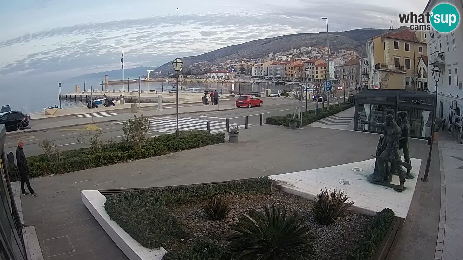 Live-Webcam Senj Riva – direkt am Meer – Kroatien