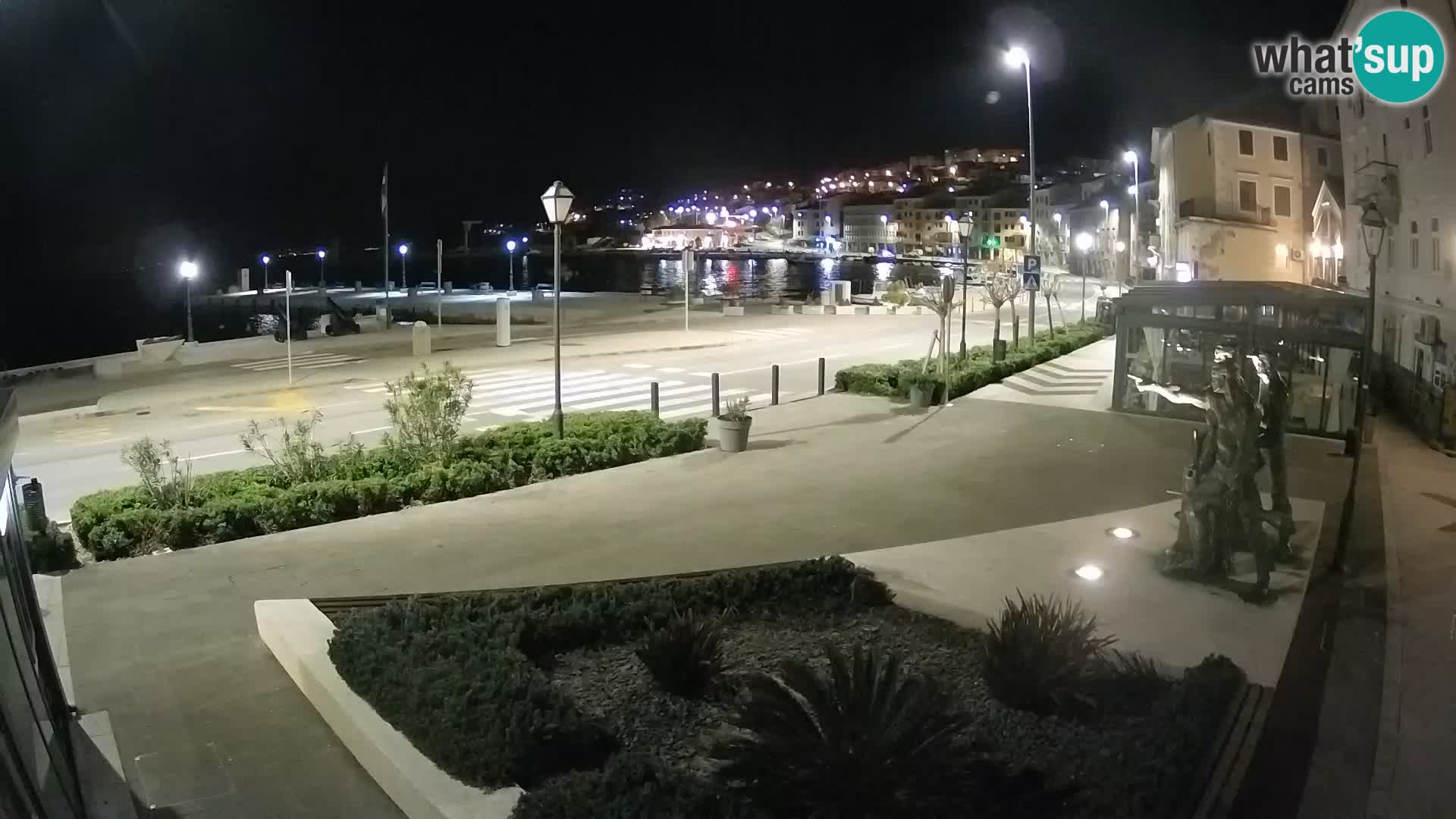 Live-Webcam Senj Riva – direkt am Meer – Kroatien