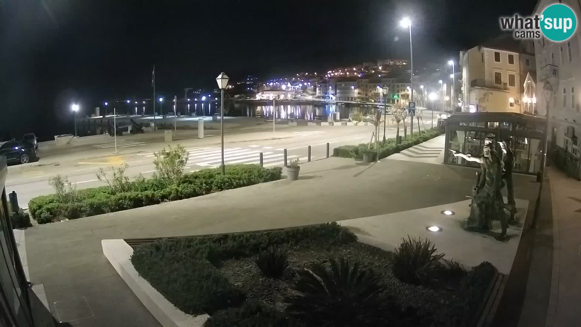 Live webcam Senj riva – fronte mare