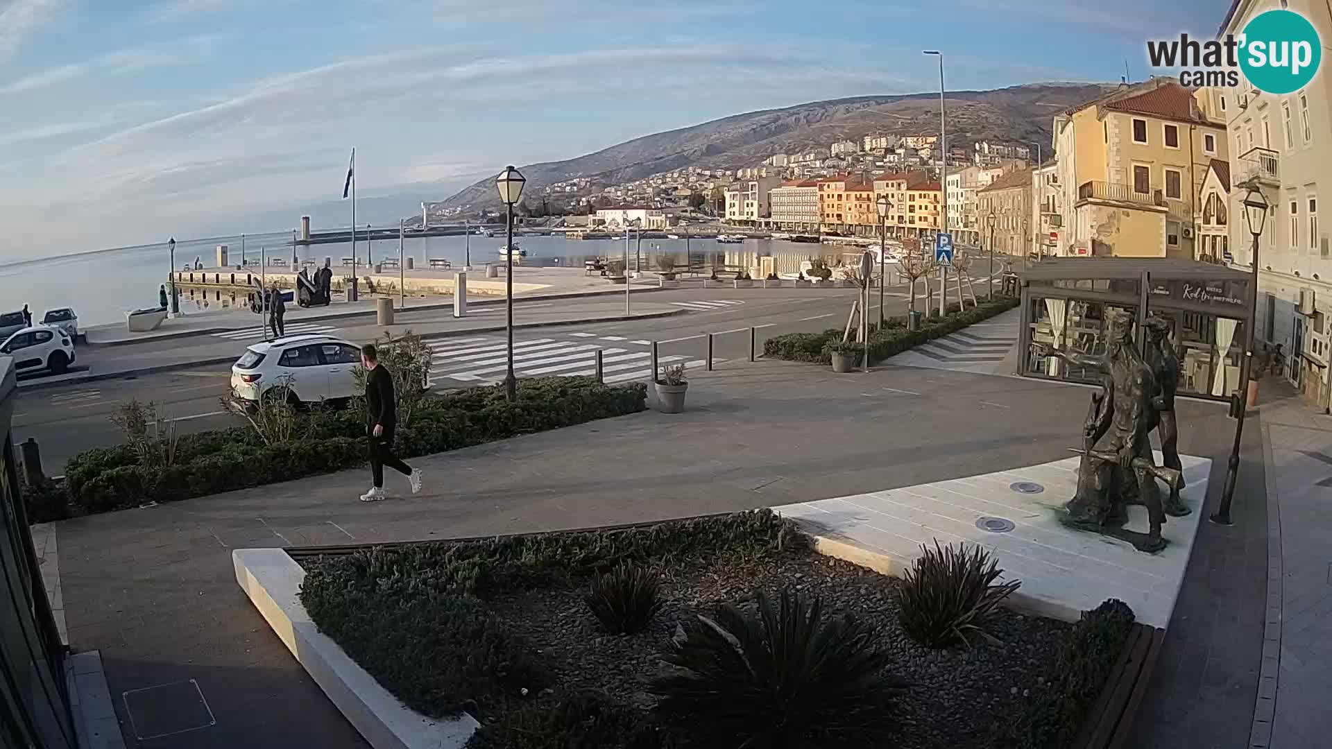 Live-Webcam Senj Riva – direkt am Meer – Kroatien
