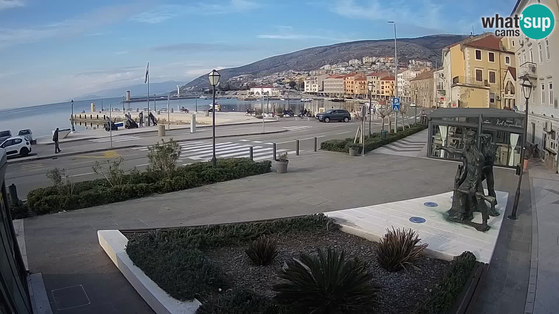 Live webcam Senj riva – seafront – Croatia