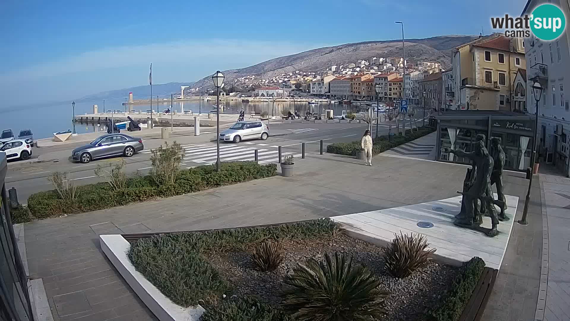 Live-Webcam Senj Riva – direkt am Meer – Kroatien