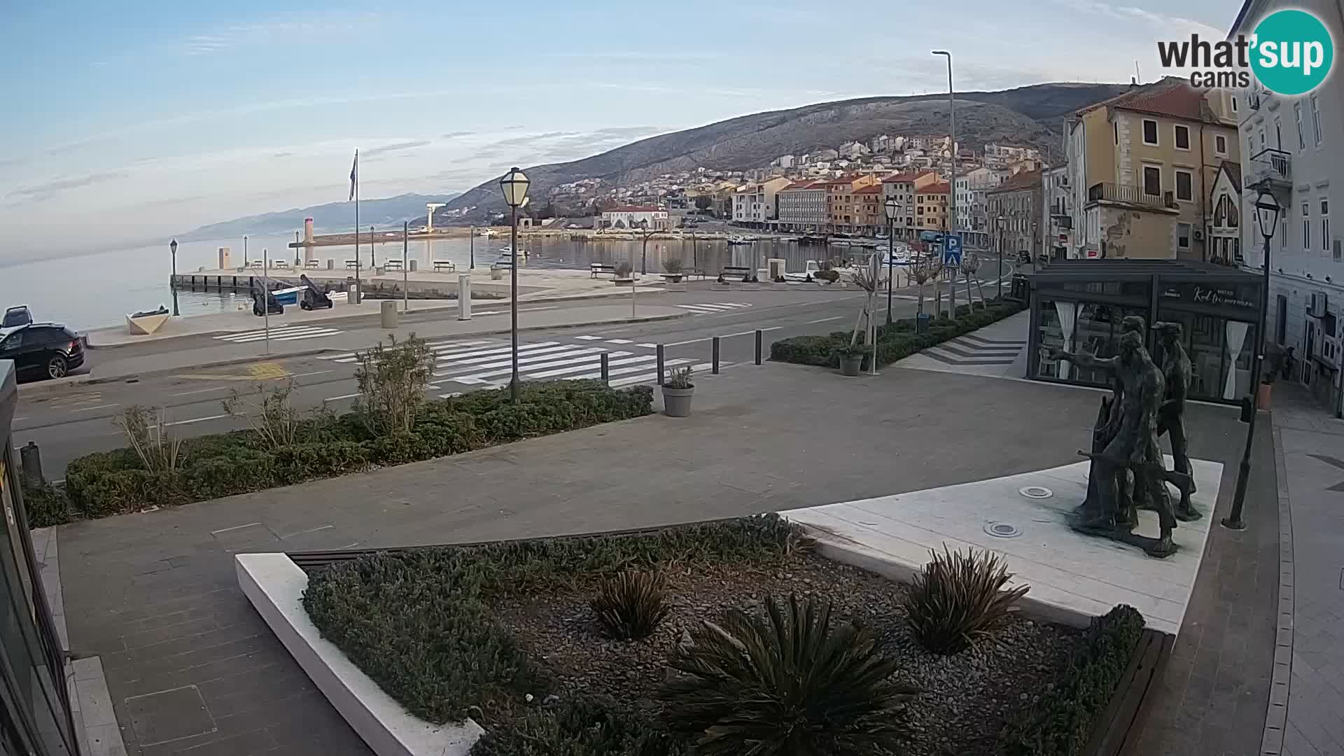 Live-Webcam Senj Riva – direkt am Meer – Kroatien