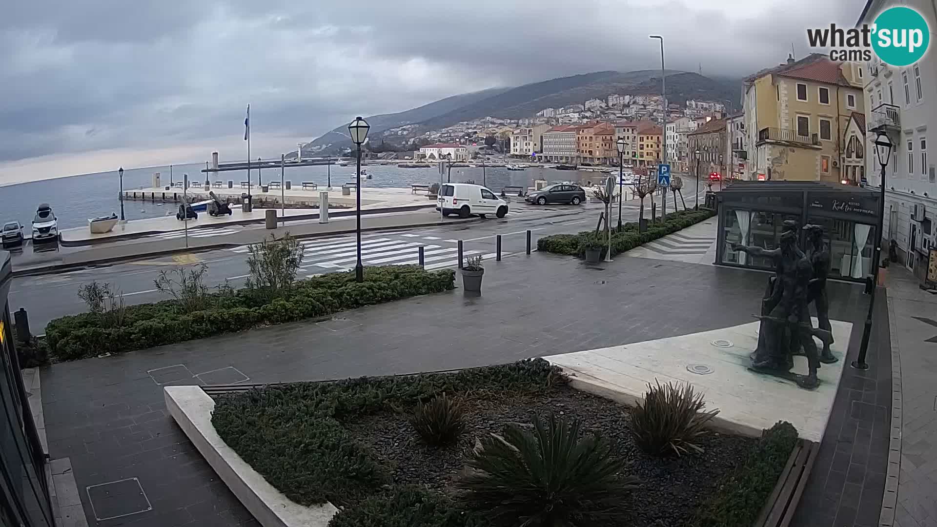 Live webcam Senj riva – fronte mare