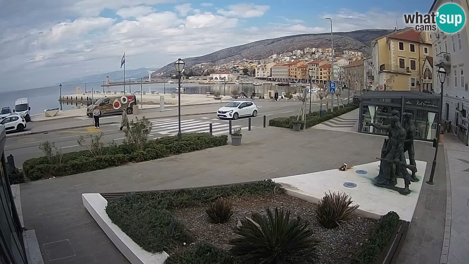 Live-Webcam Senj Riva – direkt am Meer – Kroatien