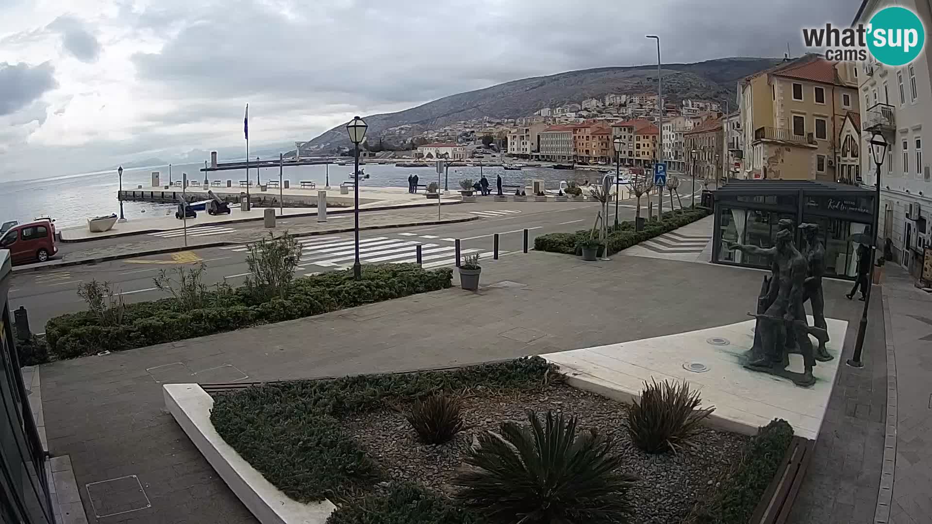 Live webcam Senj riva – seafront – Croatia