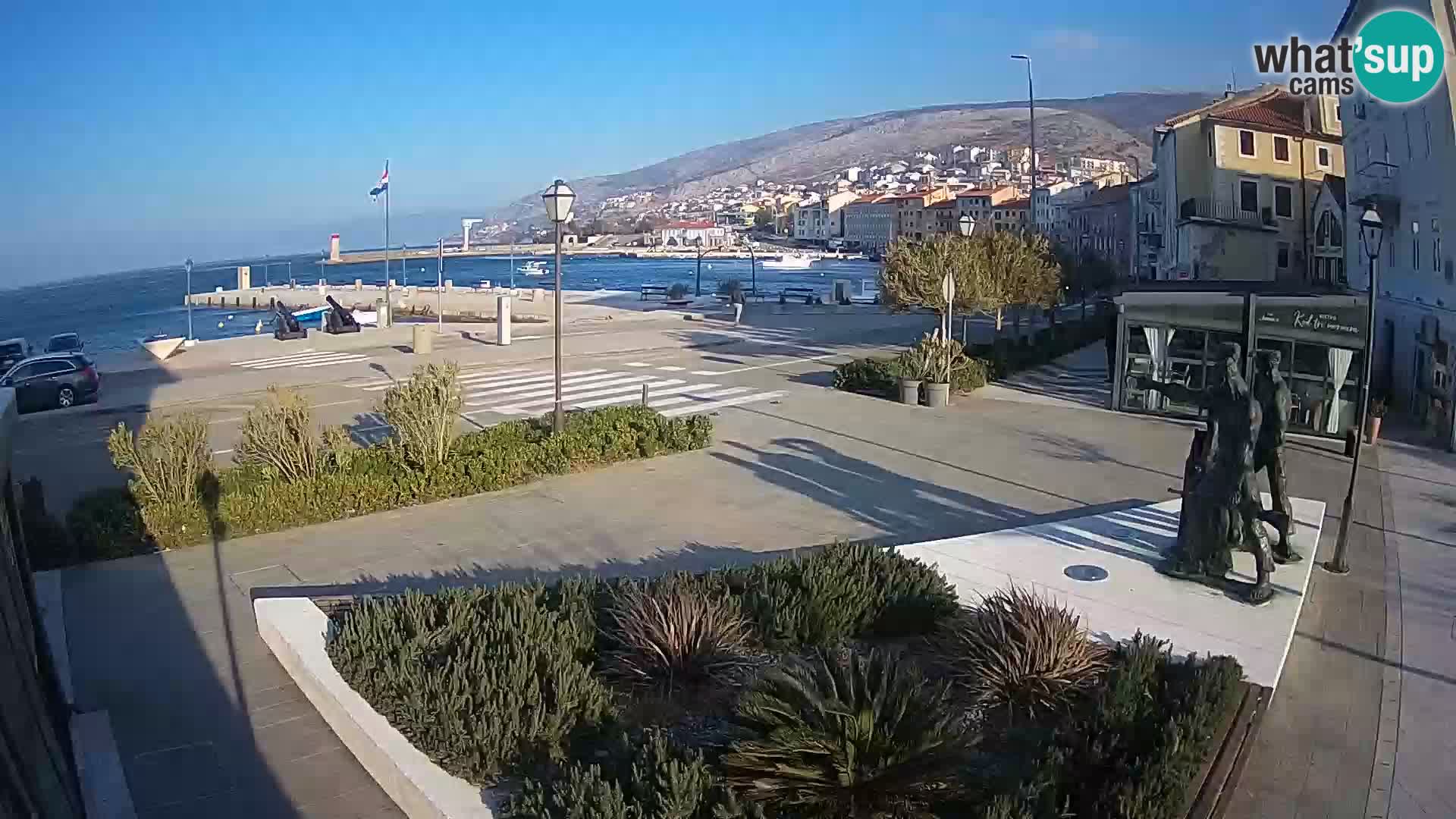 Live webcam Senj riva – seafront – Croatia
