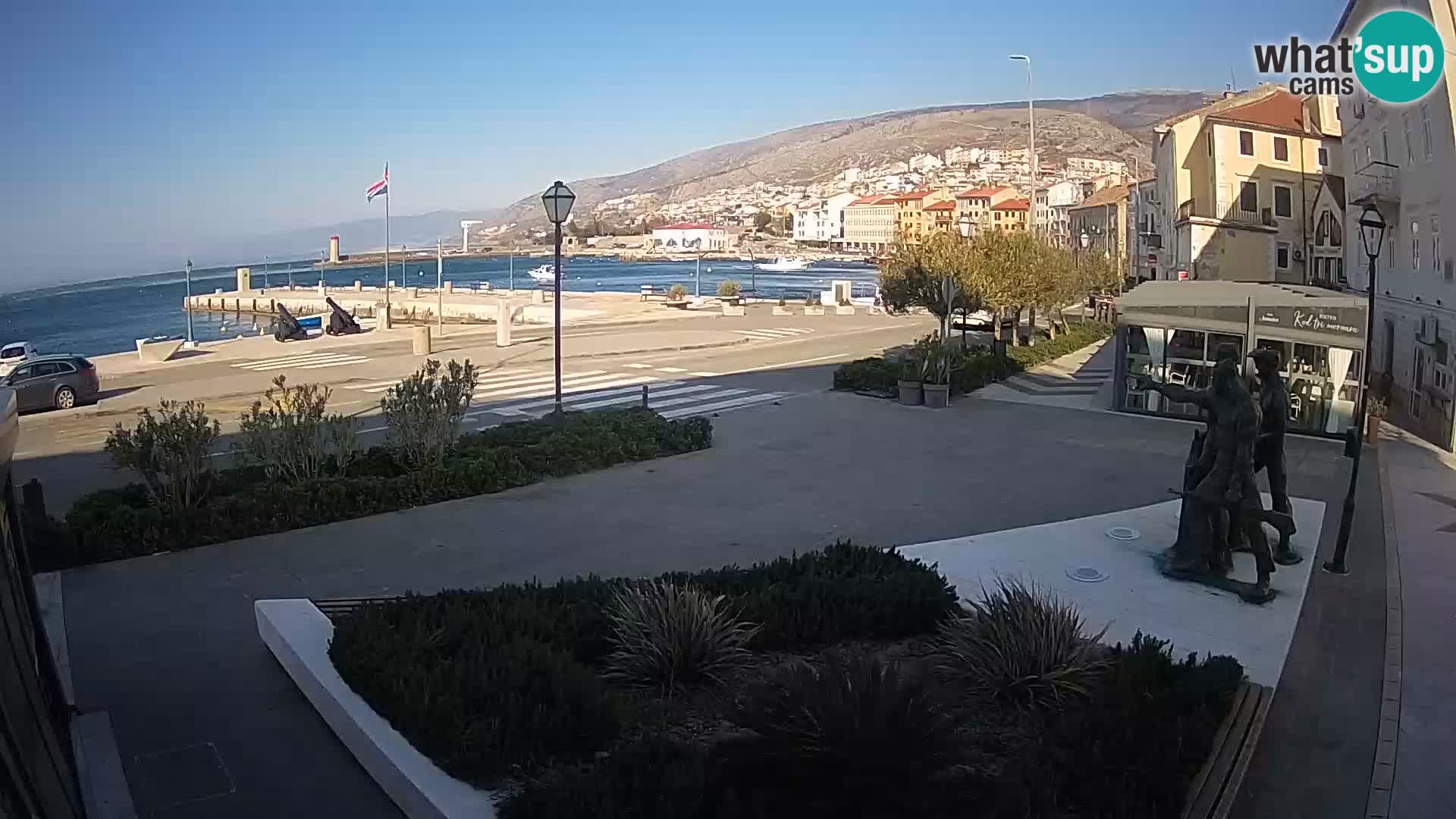 Live-Webcam Senj Riva – direkt am Meer – Kroatien