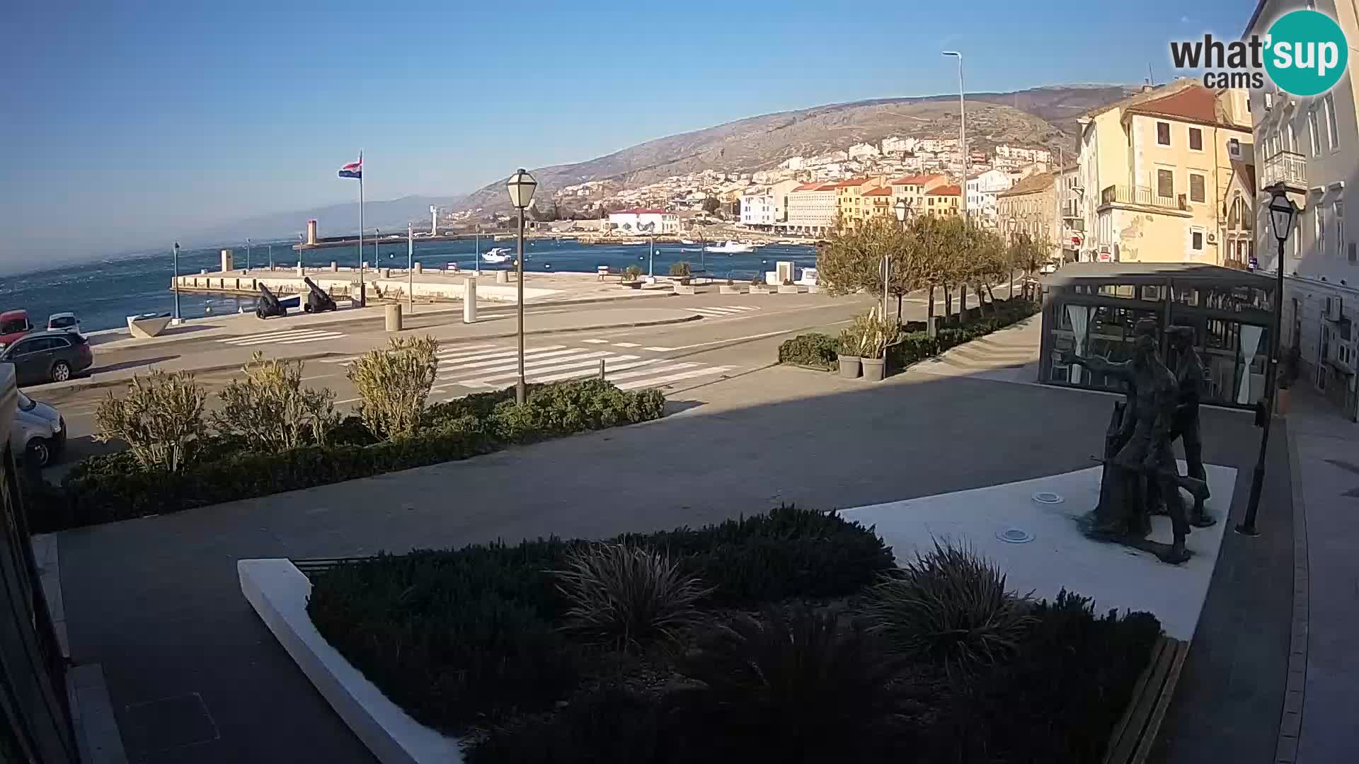 Spletna kamera v živo Senj riva – Hrvaška