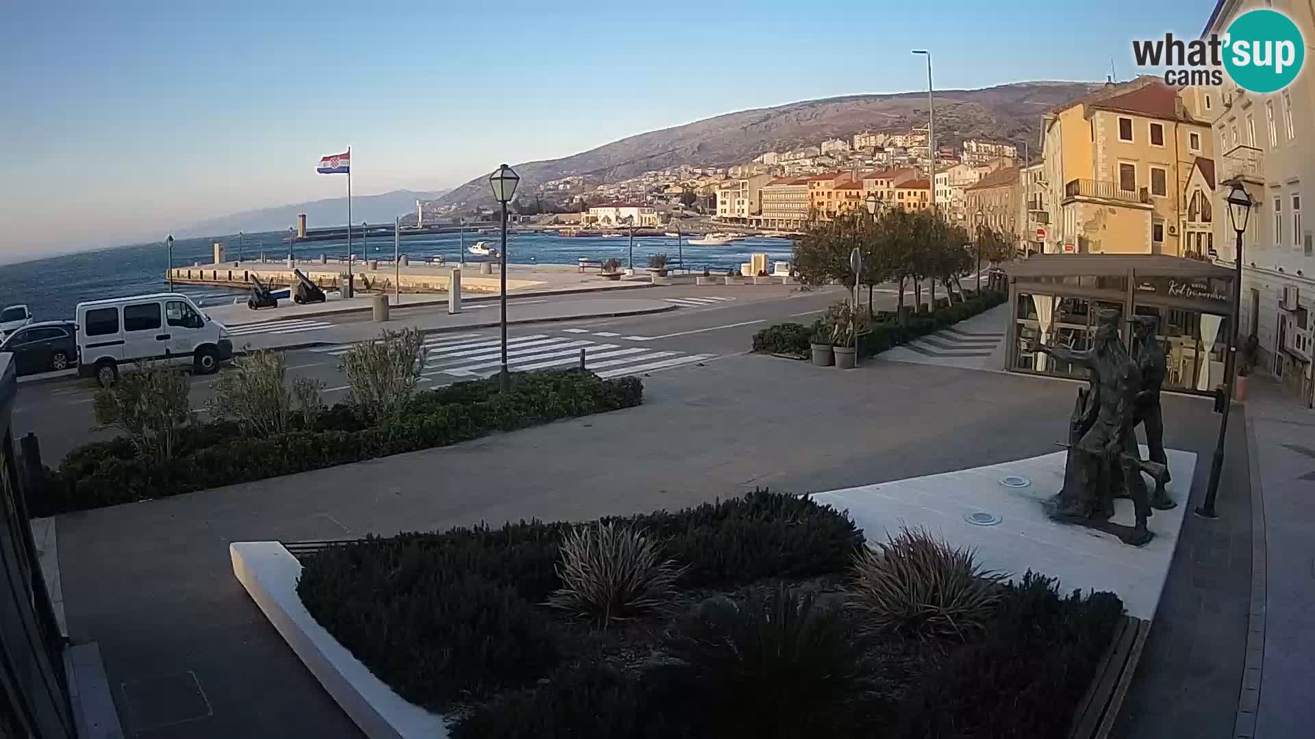 Spletna kamera v živo Senj riva – Hrvaška