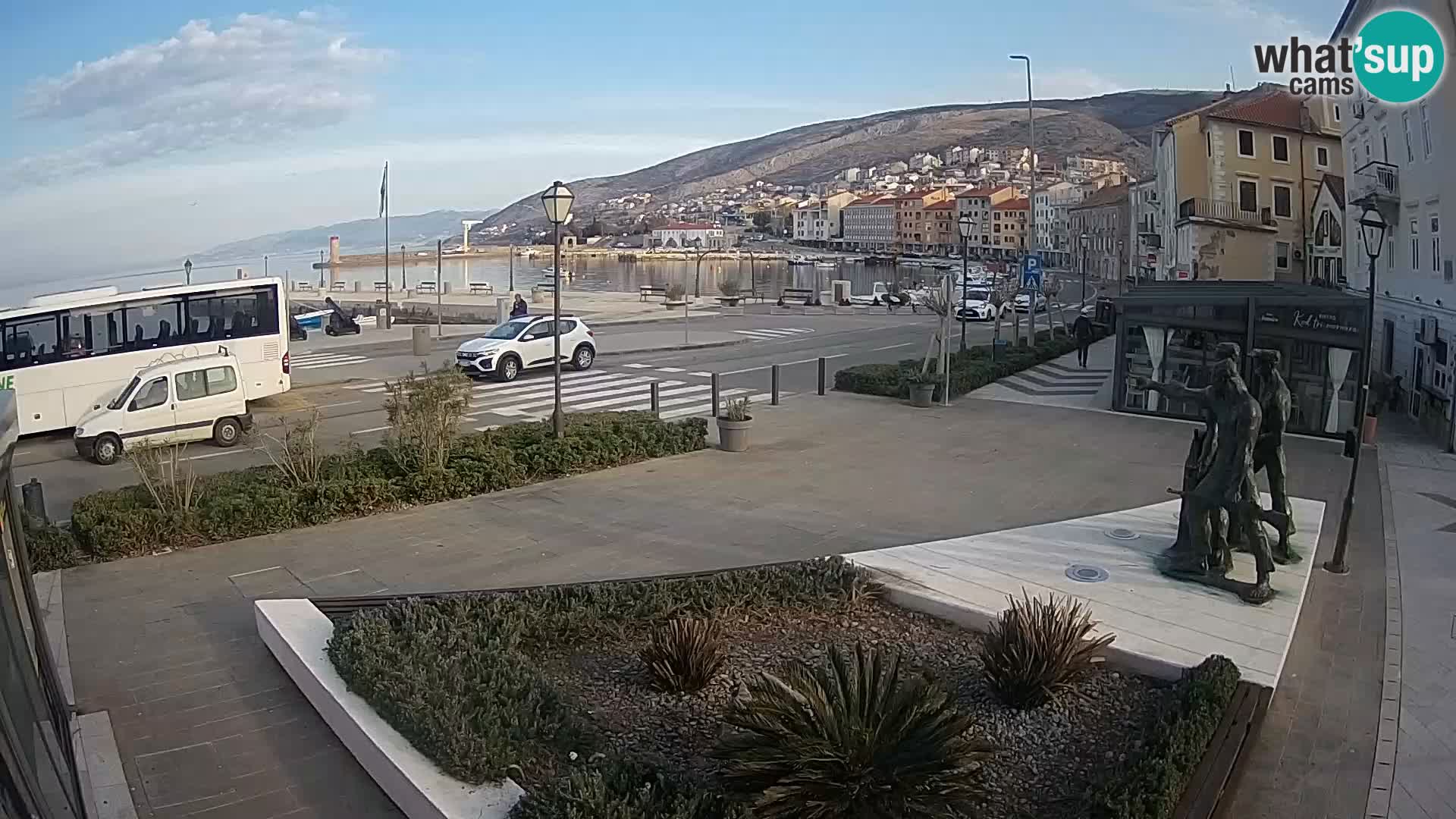 Live webcam Senj riva – seafront – Croatia