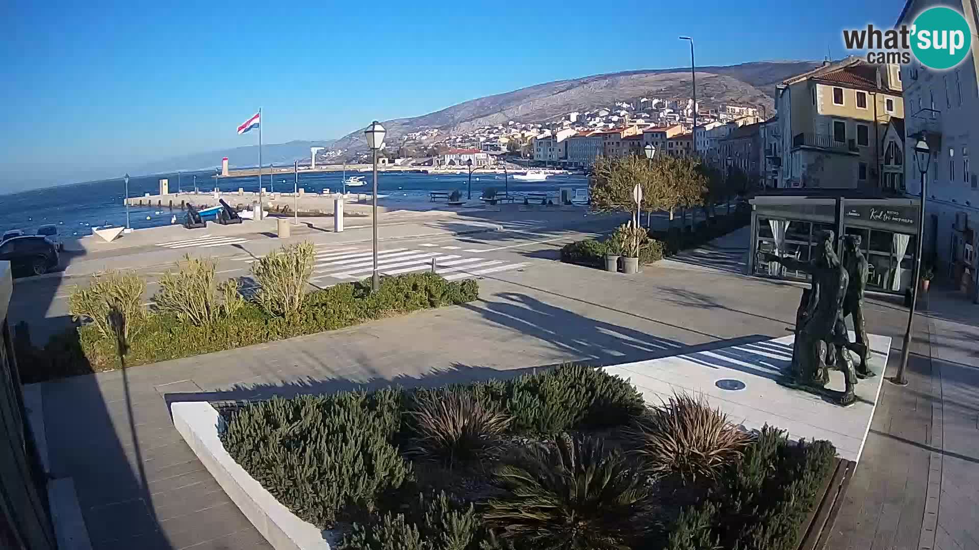 Live webcam Senj riva – fronte mare