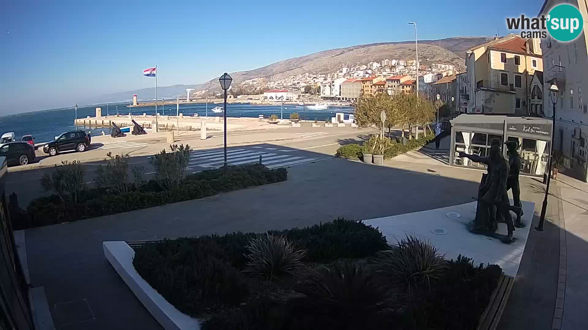Live webcam Senj riva – fronte mare