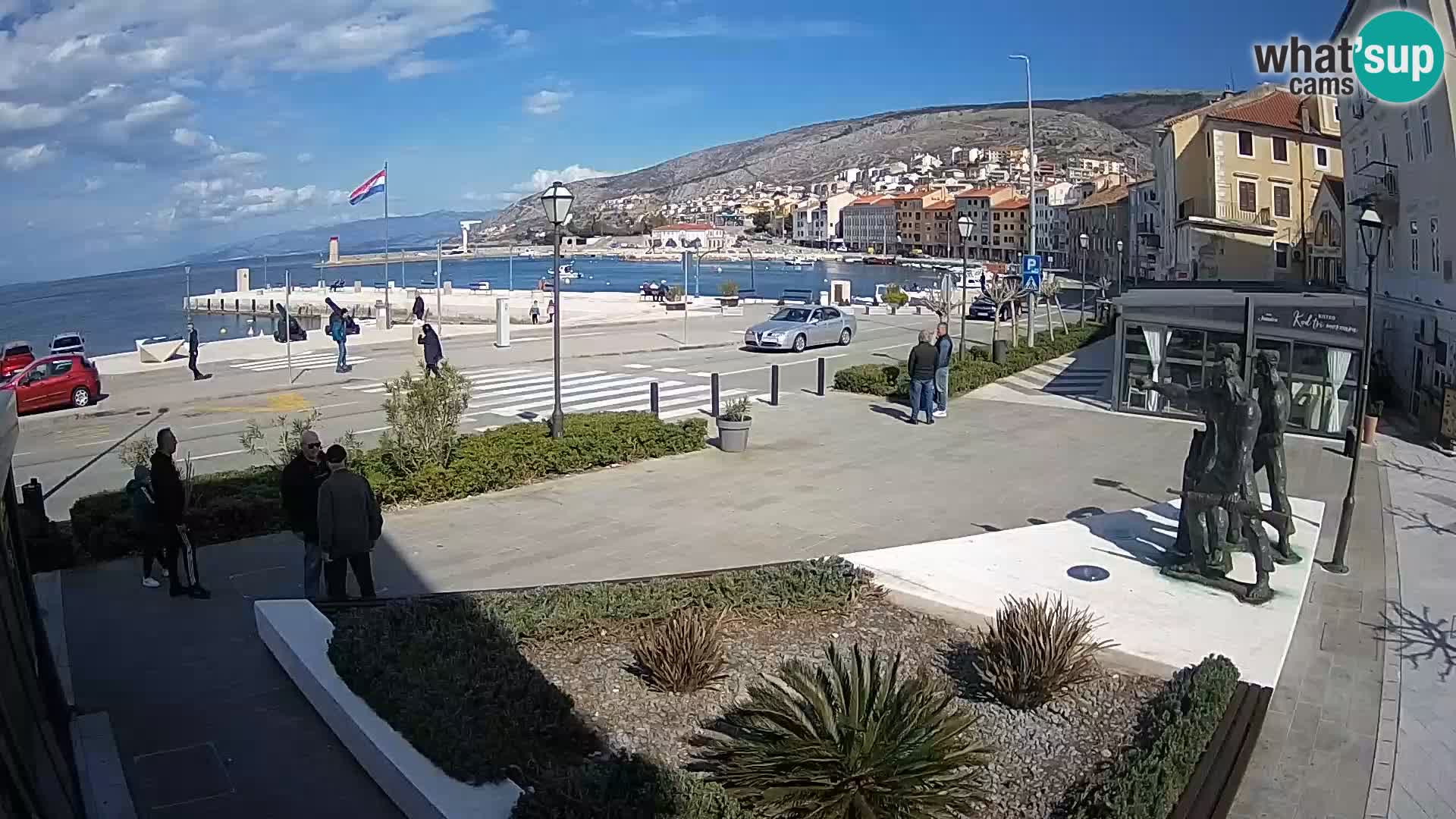 Live-Webcam Senj Riva – direkt am Meer – Kroatien