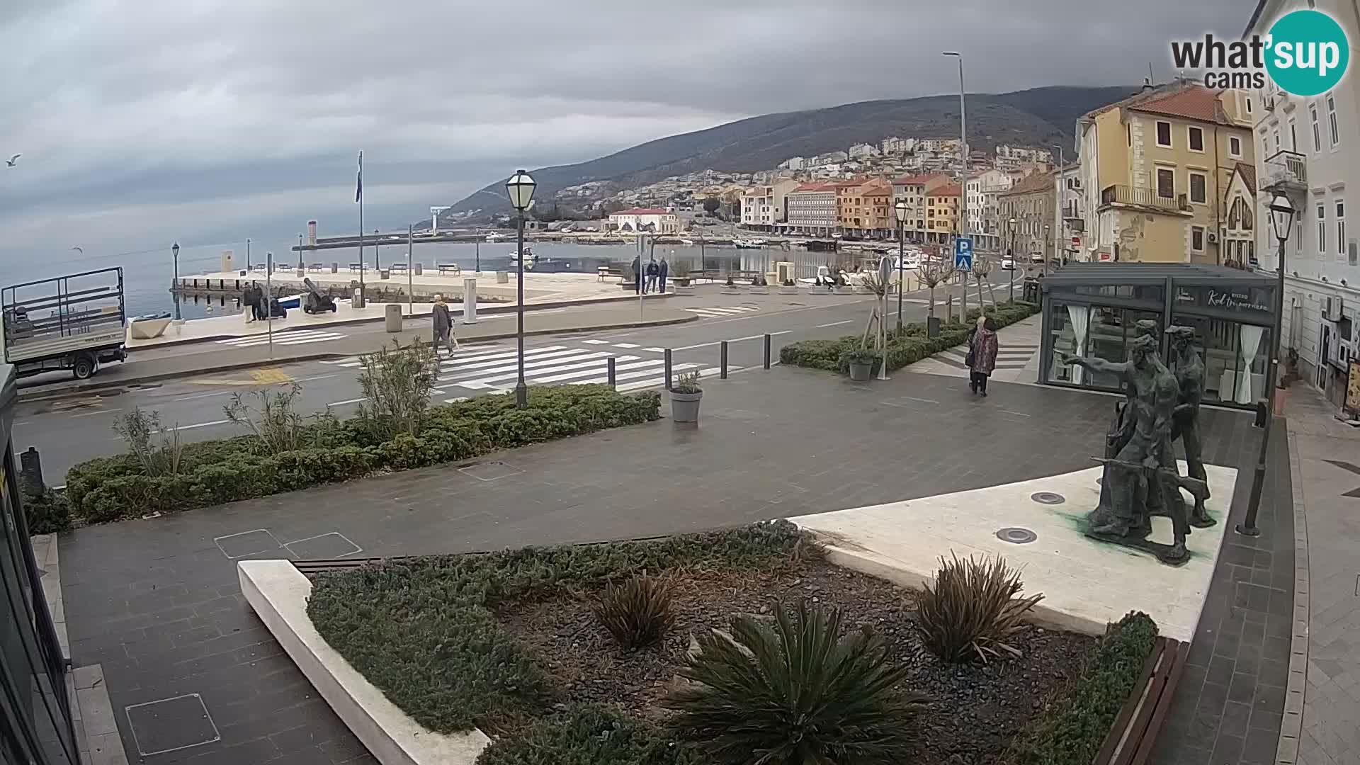 Spletna kamera v živo Senj riva – Hrvaška