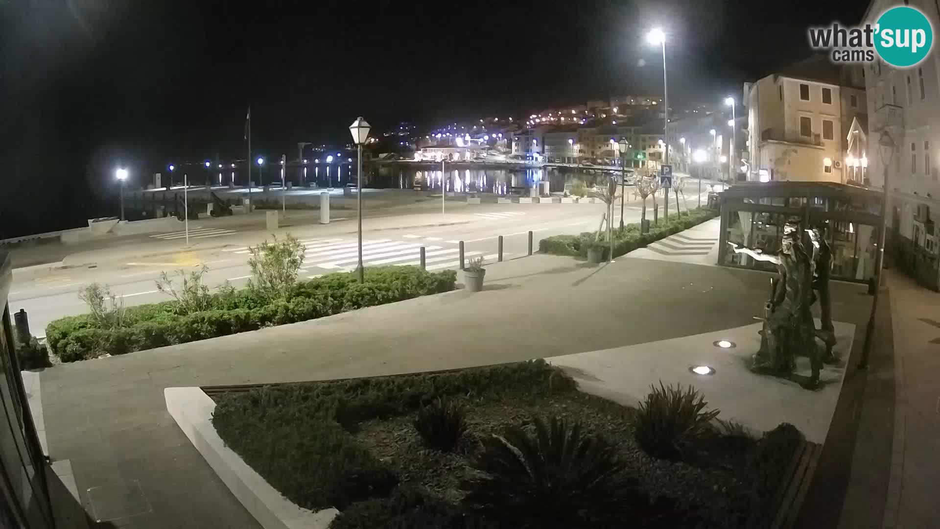 Live webcam Senj riva – seafront – Croatia