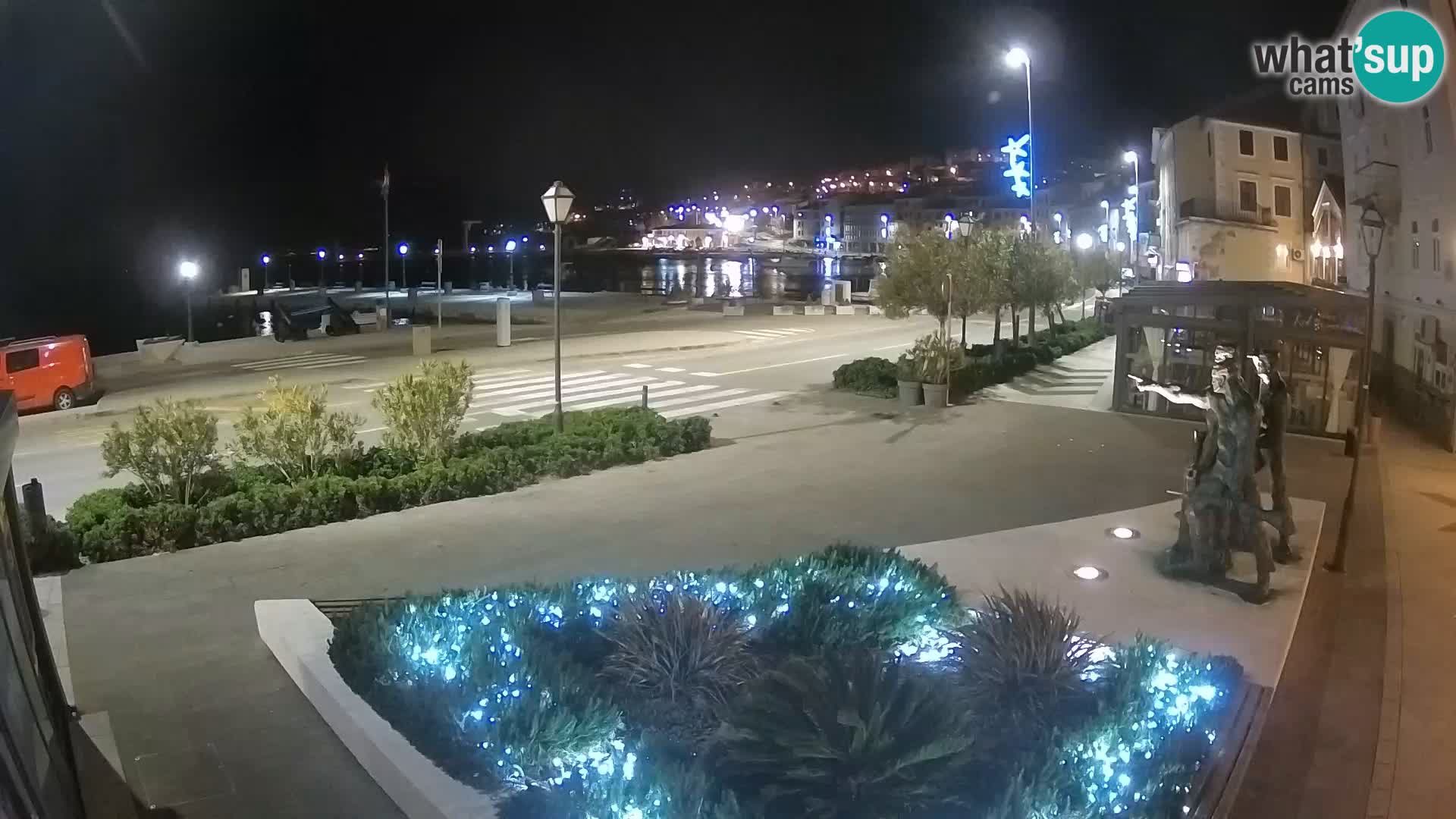 Live webcam Senj riva – fronte mare