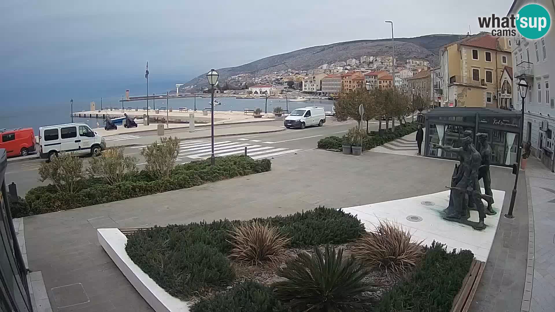 Webcam en vivo Senj riva – paseo marítimo