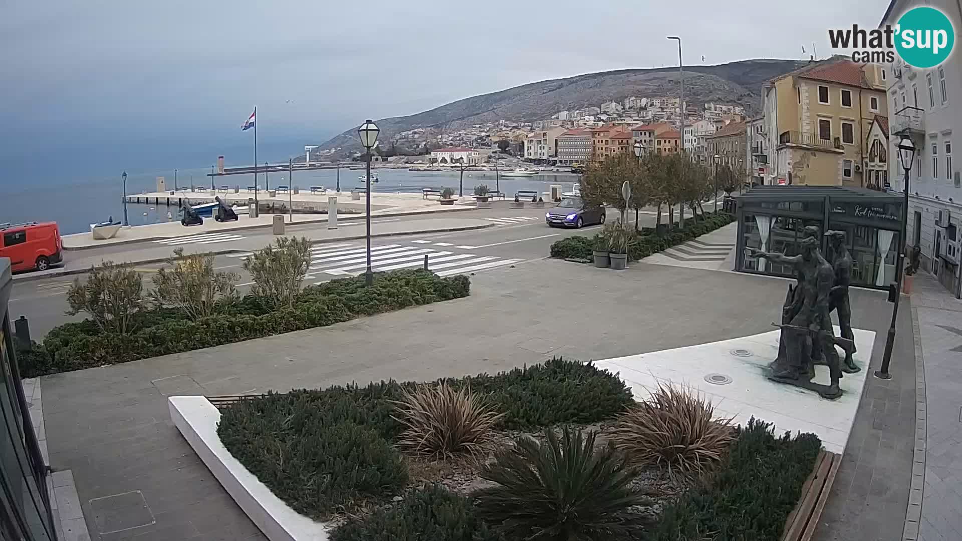 Webcam en vivo Senj riva – paseo marítimo