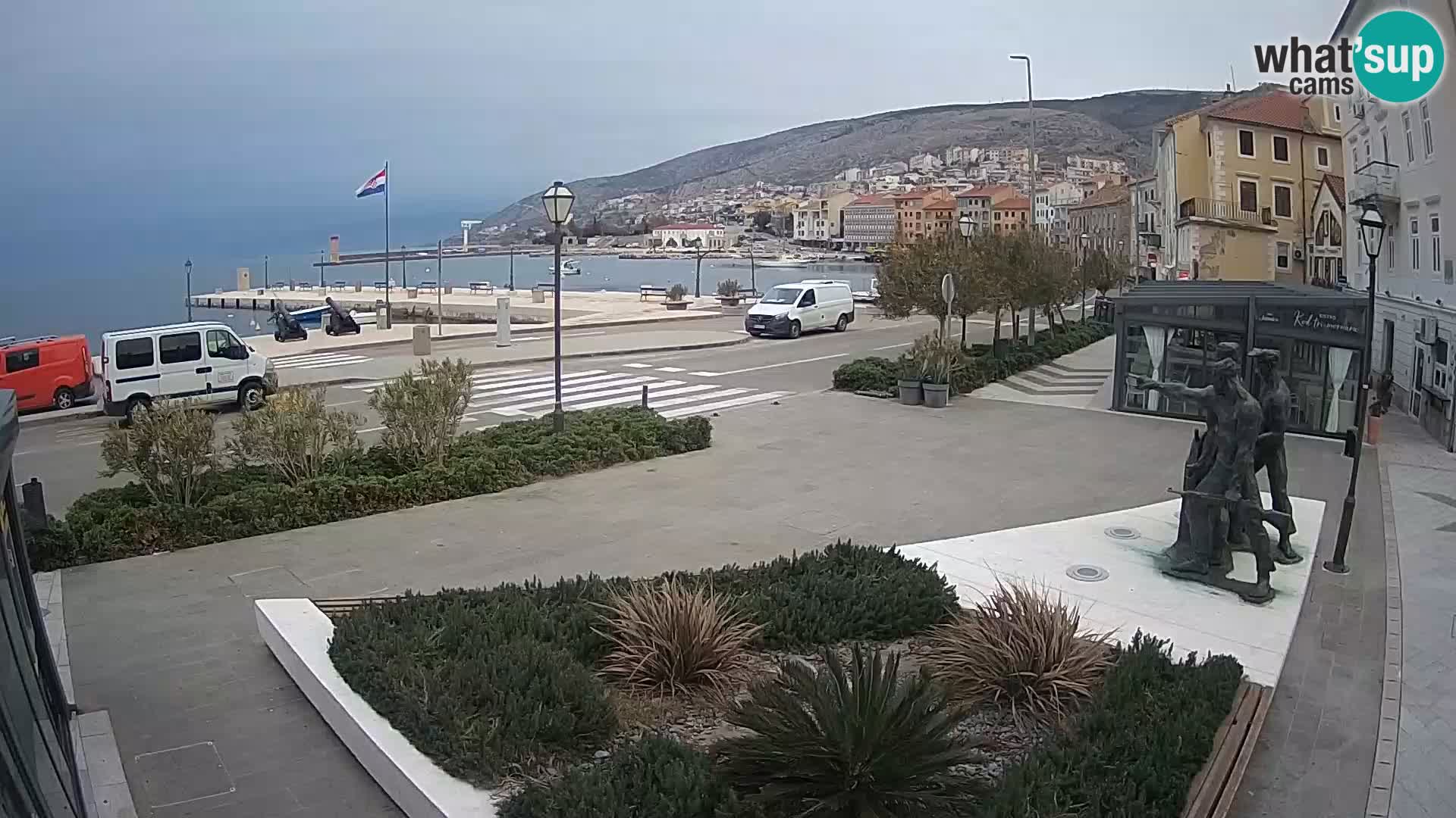 Webcam en vivo Senj riva – paseo marítimo