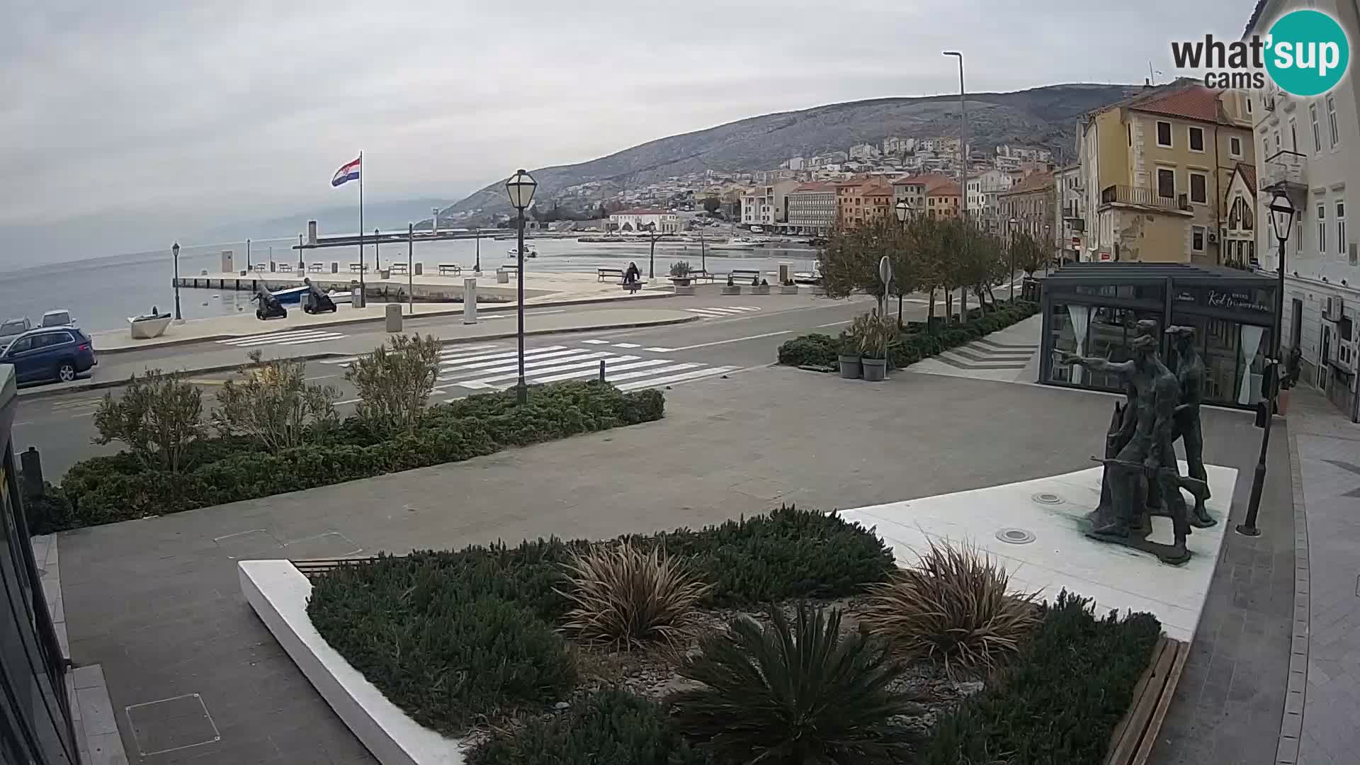 Webcam en vivo Senj riva – paseo marítimo