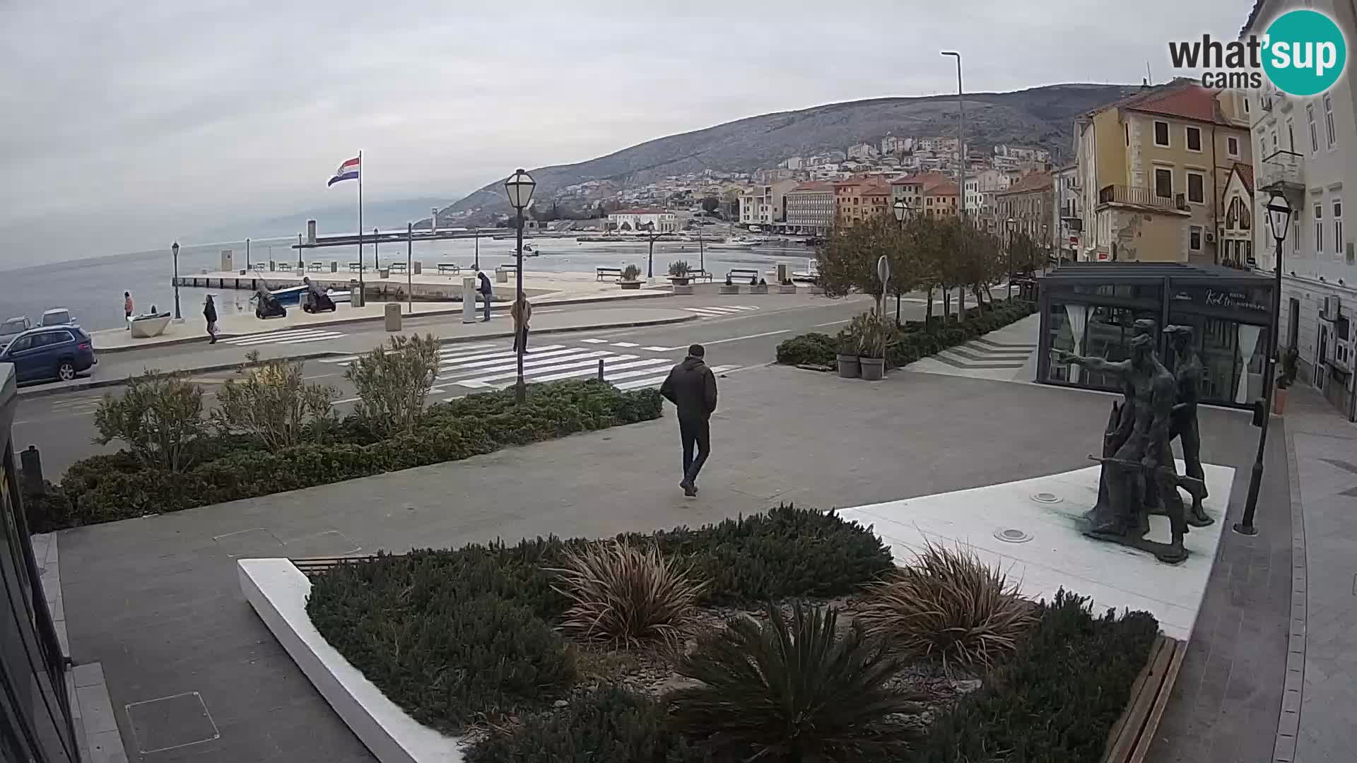 Webcam en vivo Senj riva – paseo marítimo