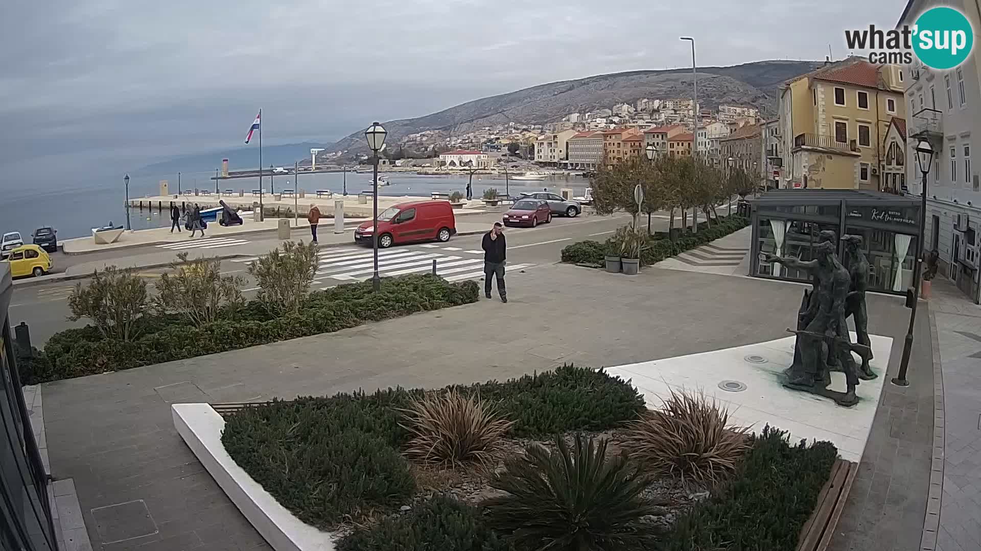 Webcam en vivo Senj riva – paseo marítimo