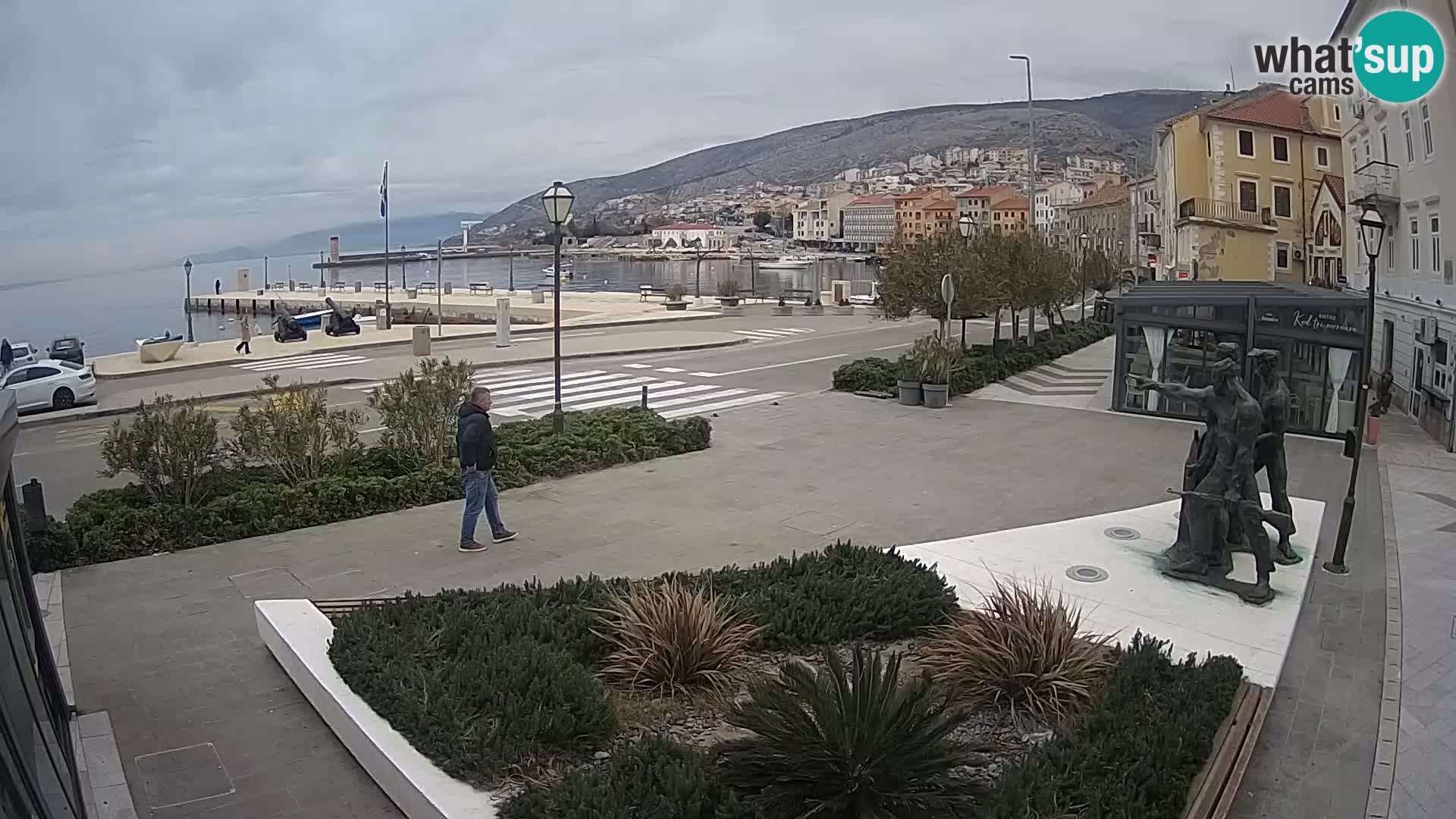 Webcam en vivo Senj riva – paseo marítimo