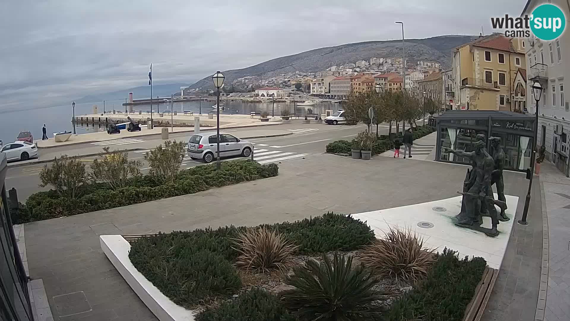 Live-Webcam Senj Riva – direkt am Meer – Kroatien