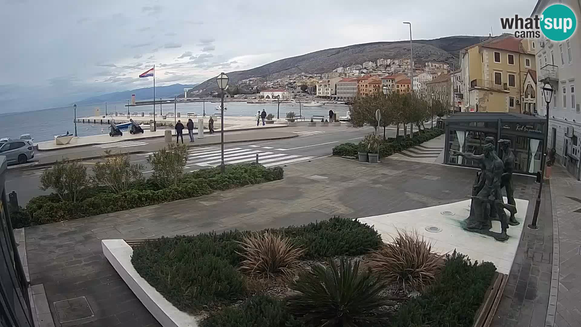 Spletna kamera v živo Senj riva – Hrvaška