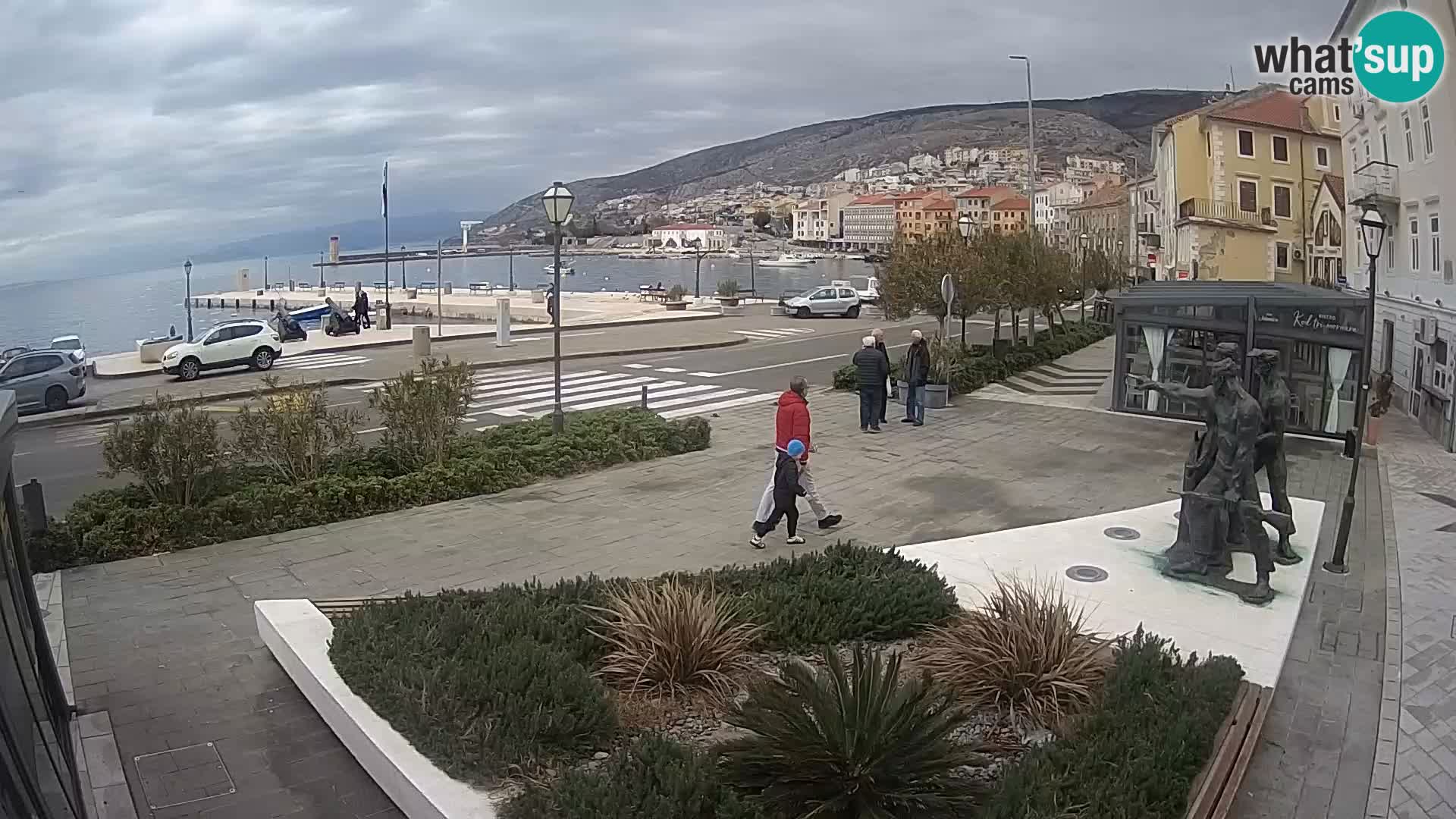 Live webcam Senj riva – seafront – Croatia