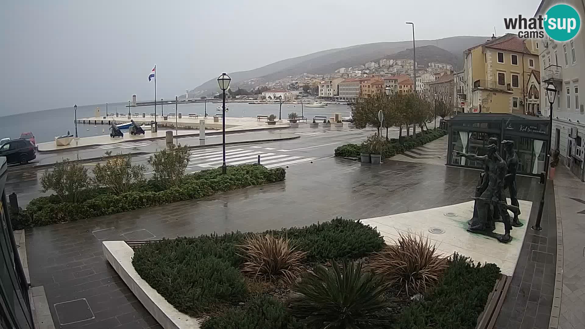 Live webcam Senj riva – seafront – Croatia