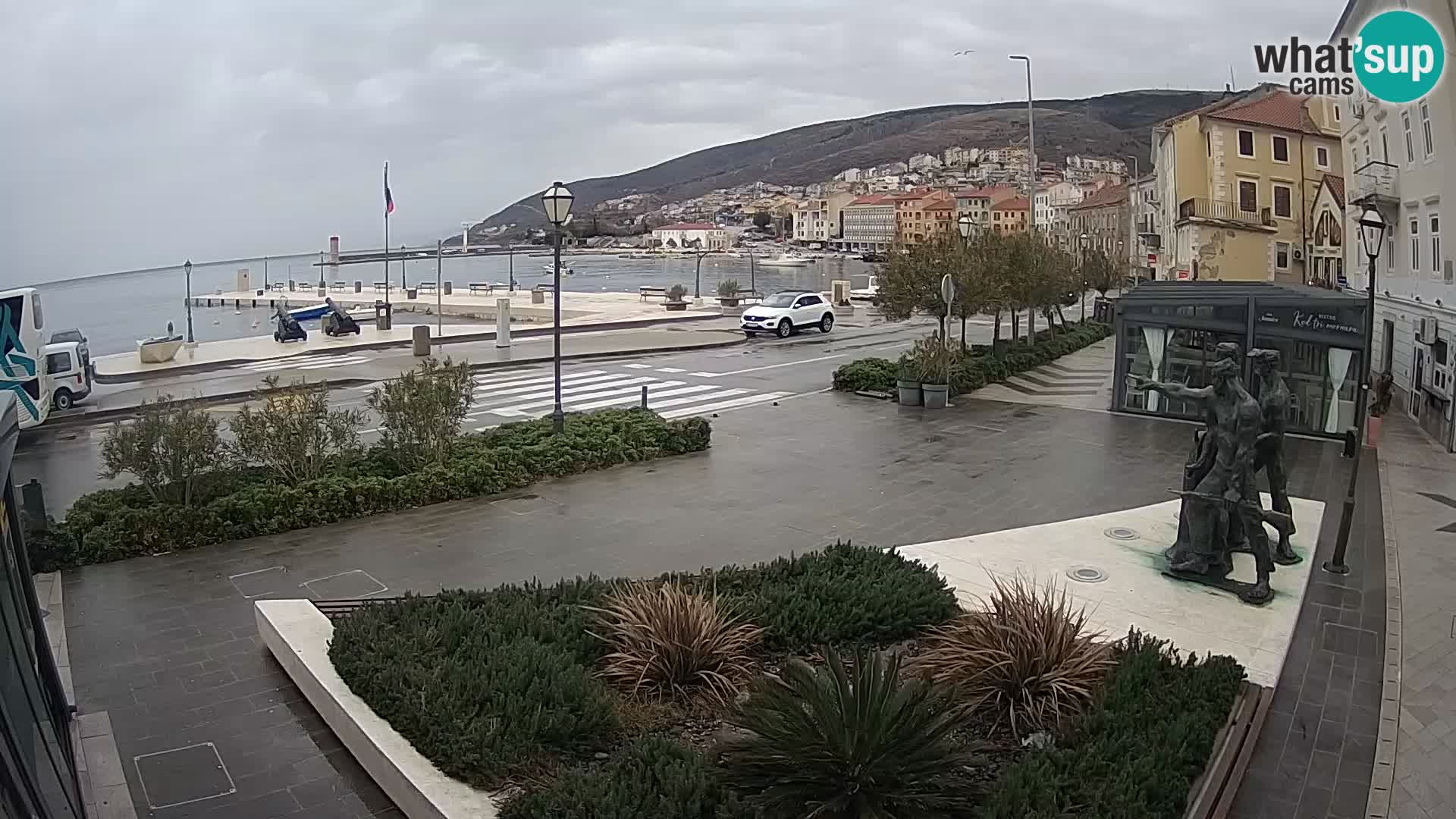 Live webcam Senj riva – fronte mare
