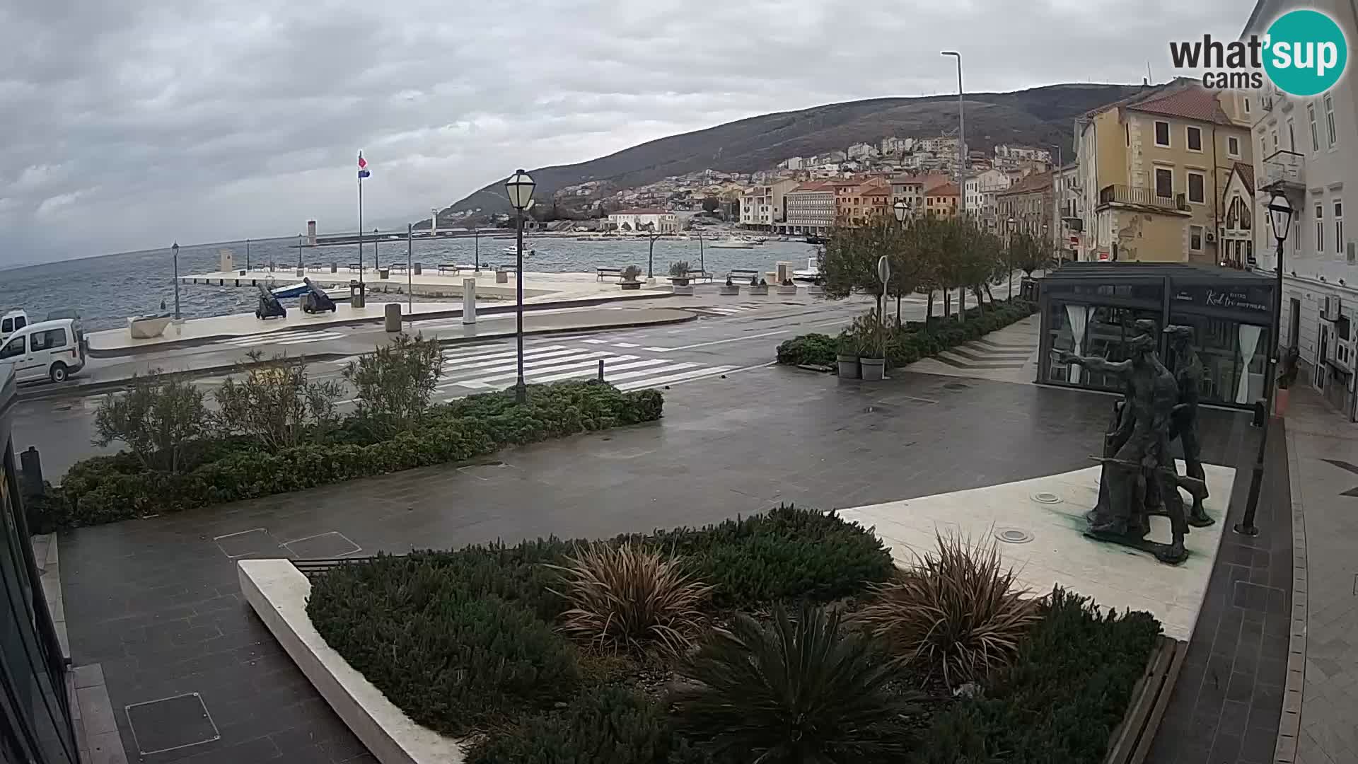 Live webcam Senj riva – fronte mare