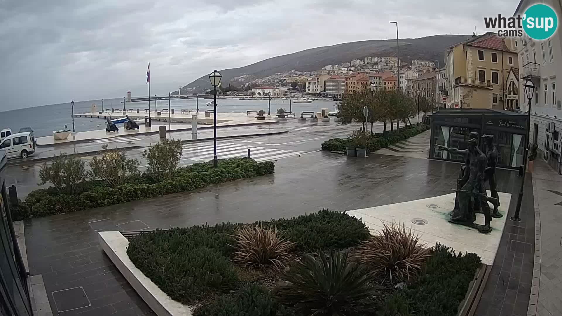 Live webcam Senj riva – seafront – Croatia