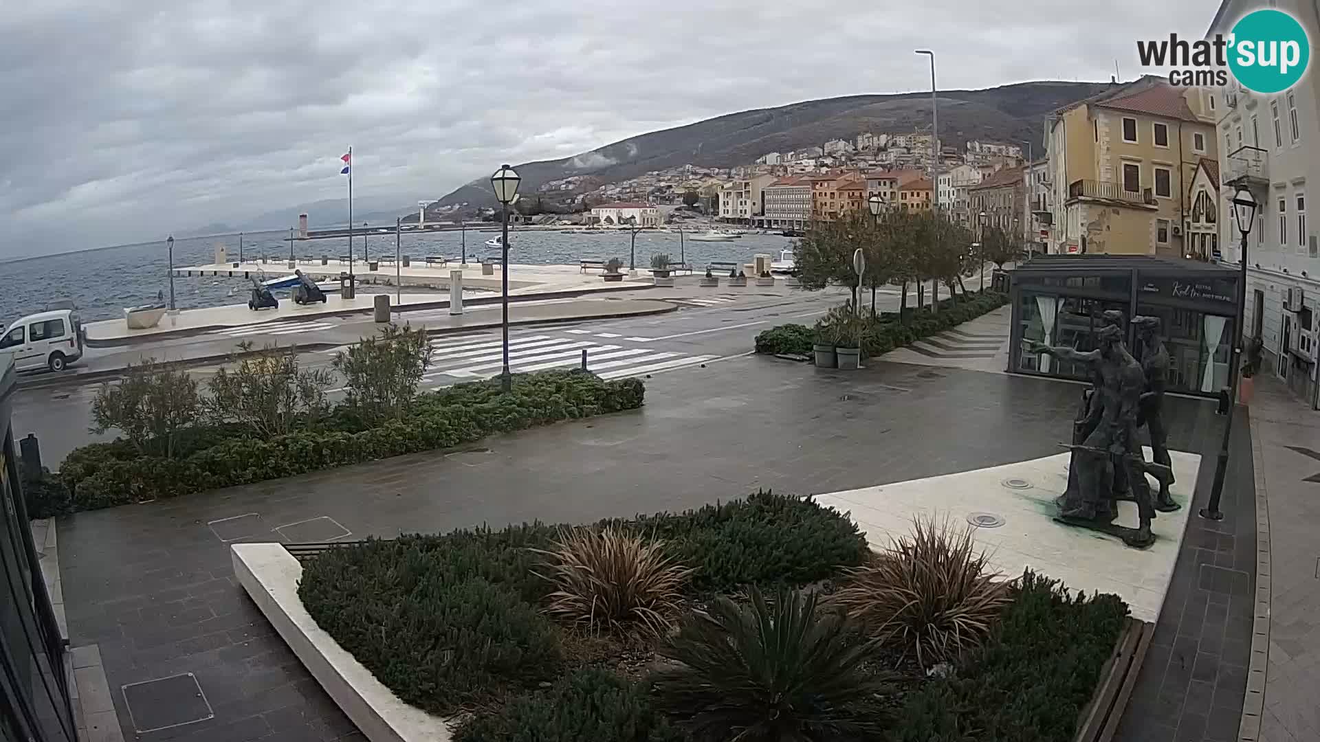 Live webcam Senj riva – fronte mare