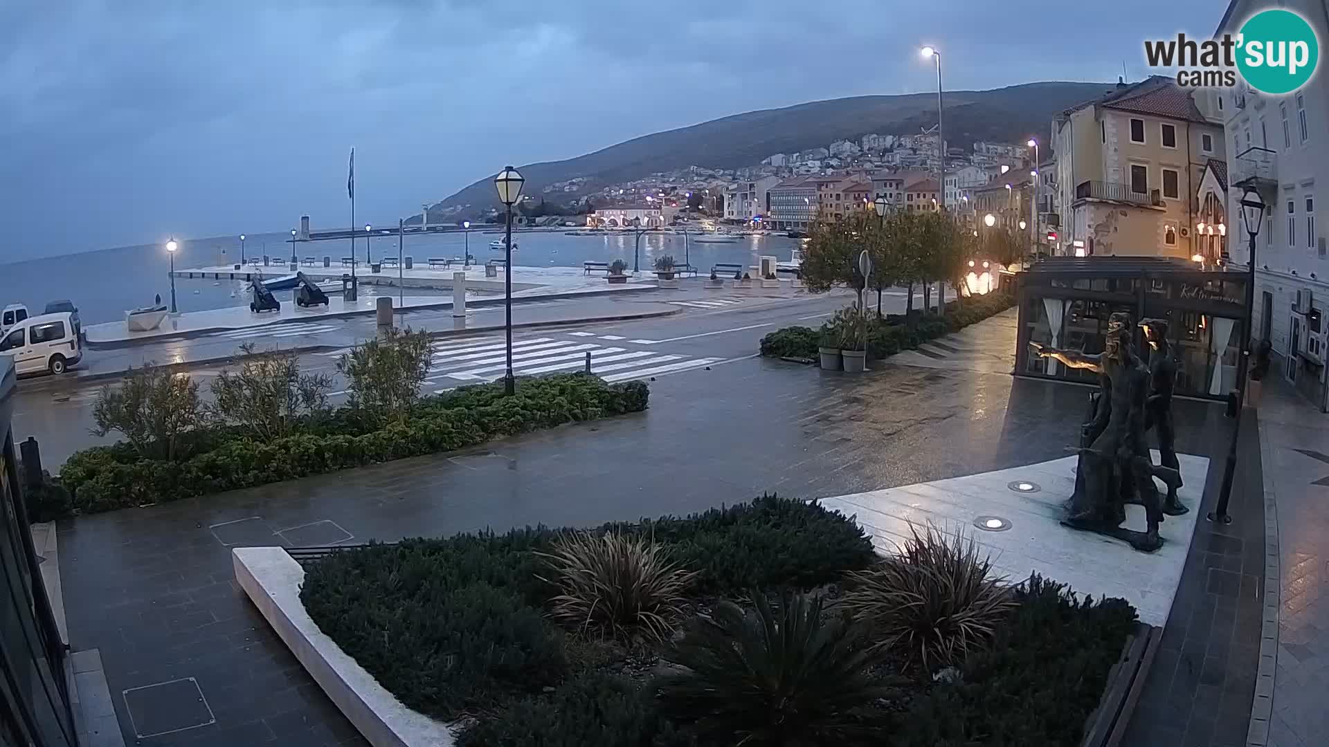 Webcam en vivo Senj riva – paseo marítimo