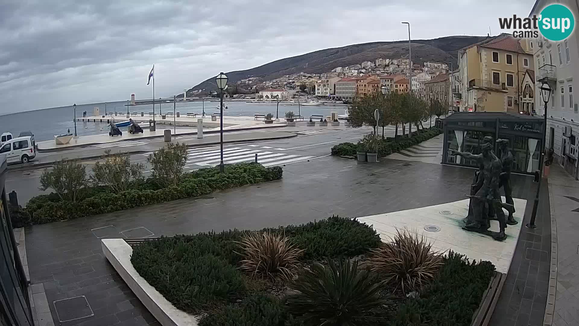 Spletna kamera v živo Senj riva – Hrvaška