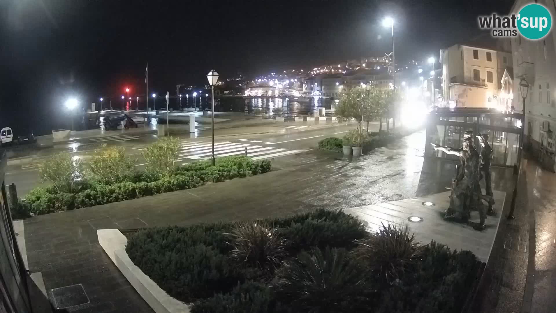 Live-Webcam Senj Riva – direkt am Meer – Kroatien