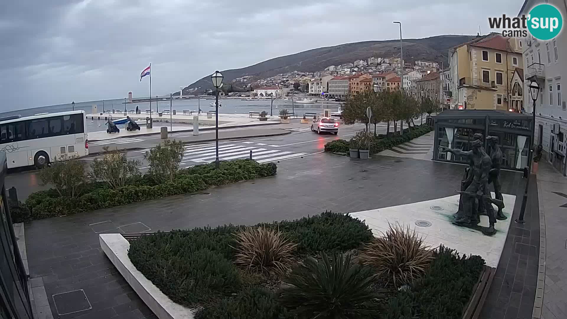 Live webcam Senj riva – seafront – Croatia
