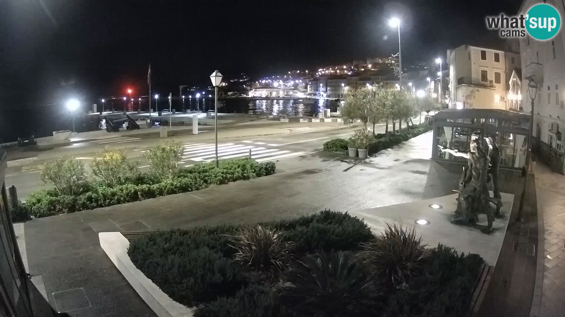 Spletna kamera v živo Senj riva – Hrvaška