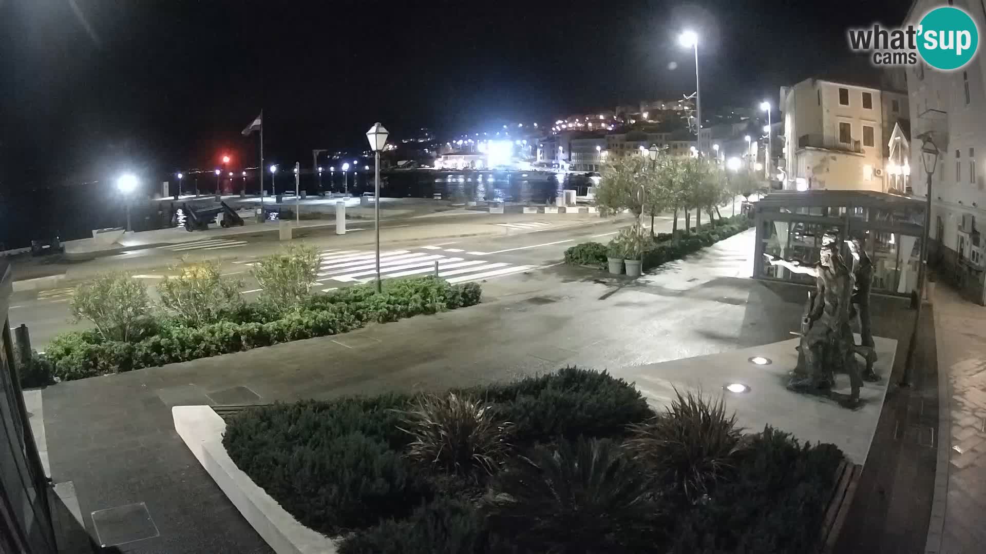 Live webcam Senj riva – fronte mare