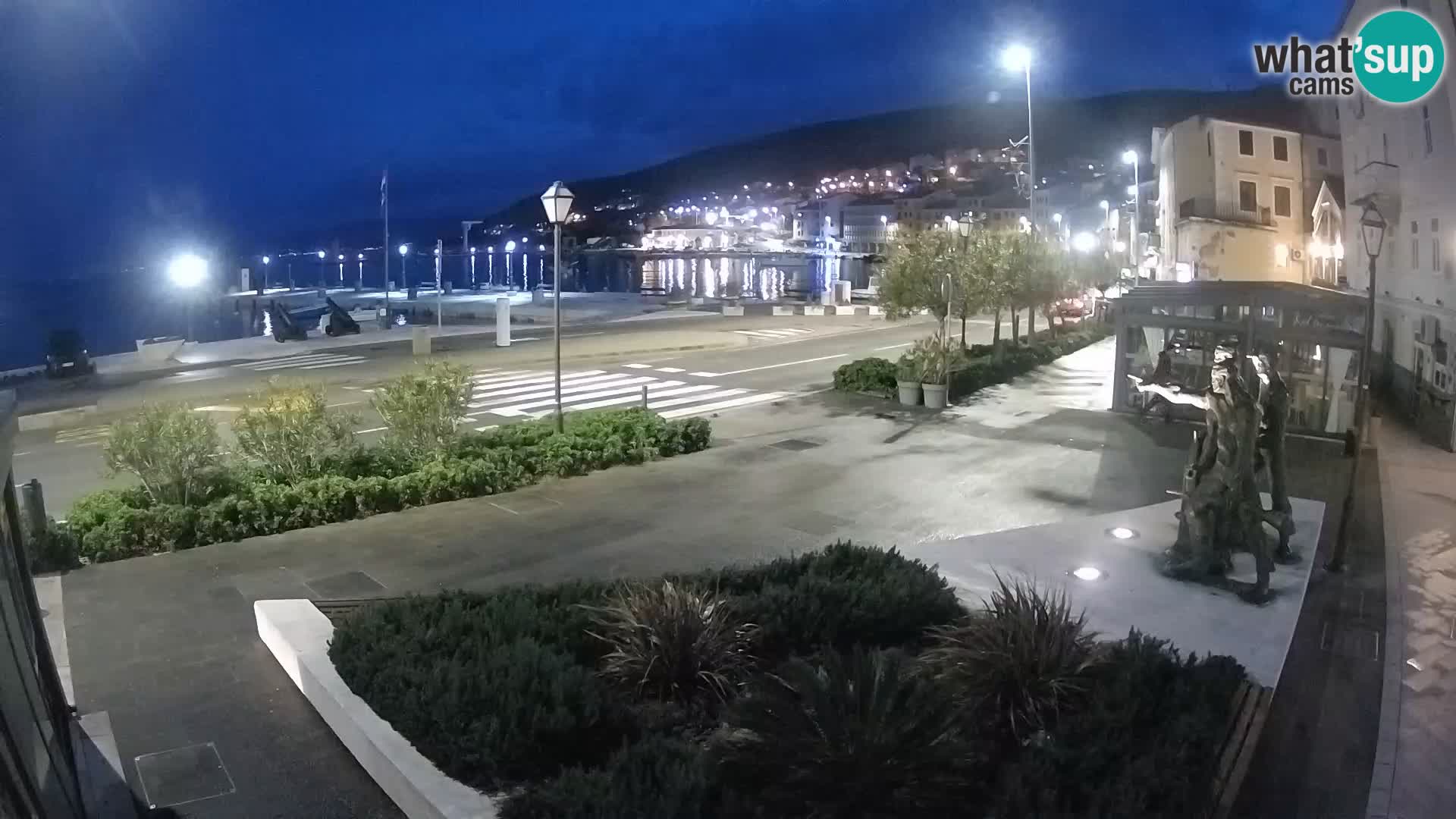 Spletna kamera v živo Senj riva – Hrvaška