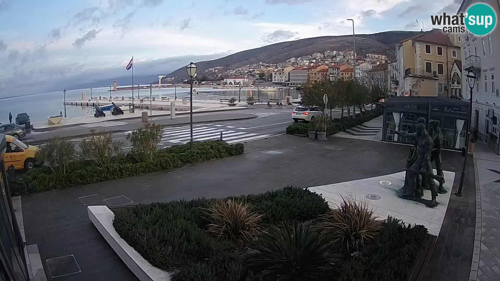 Live webcam Senj riva – fronte mare